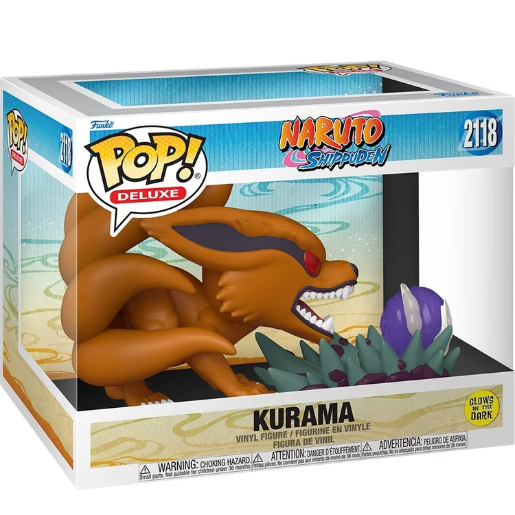 Naruto Shippuden Kurama glow-in-the-dark Funko Pop