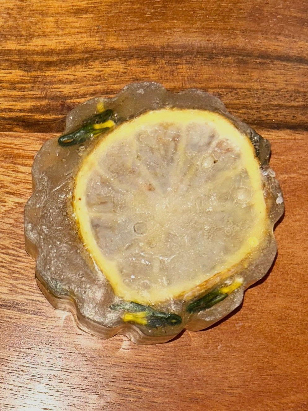 Lemon-Lime Infused Clear Soap Bar