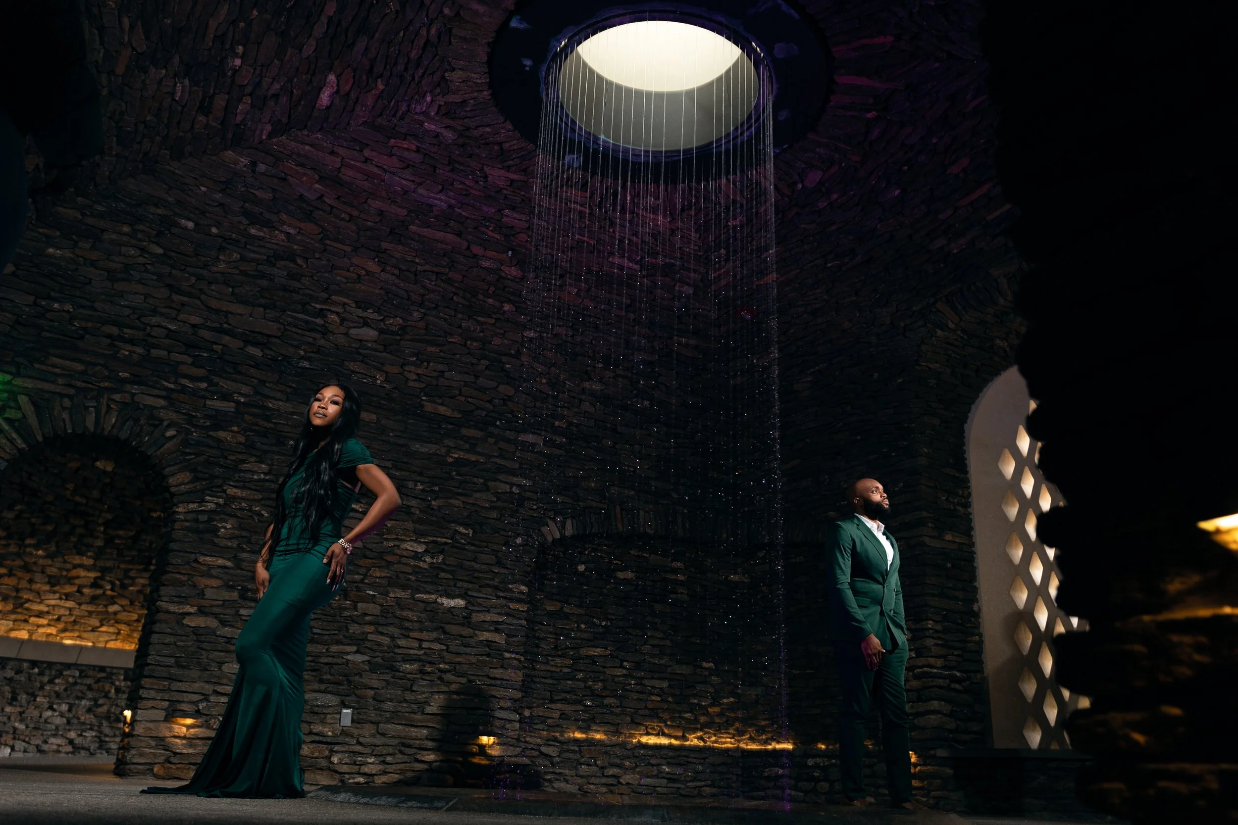 Editorial style engagement photography shoot in Washington DC