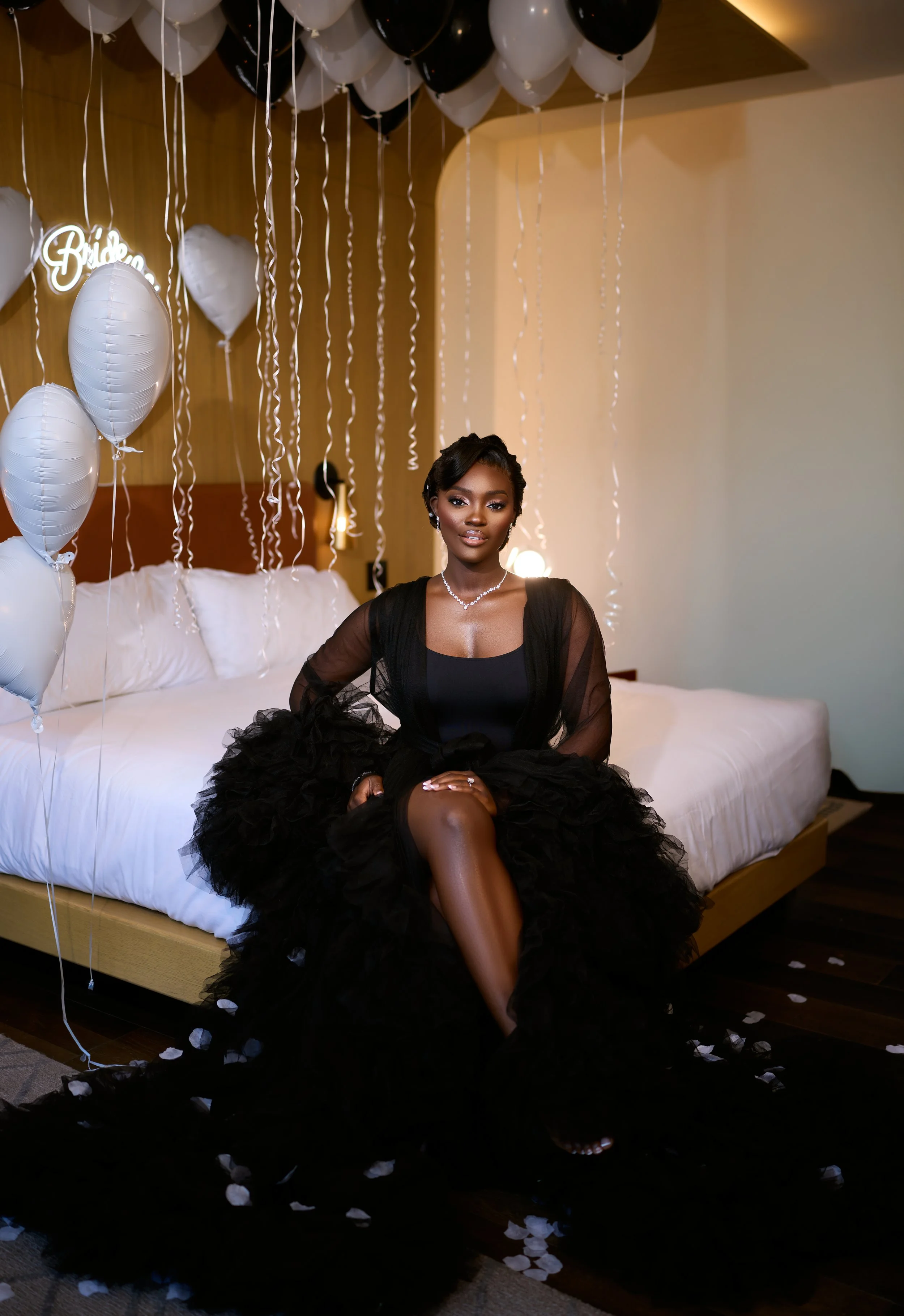 Elegant bride  portrait at a Washington DC wedding photographed by Dawtos Studios
