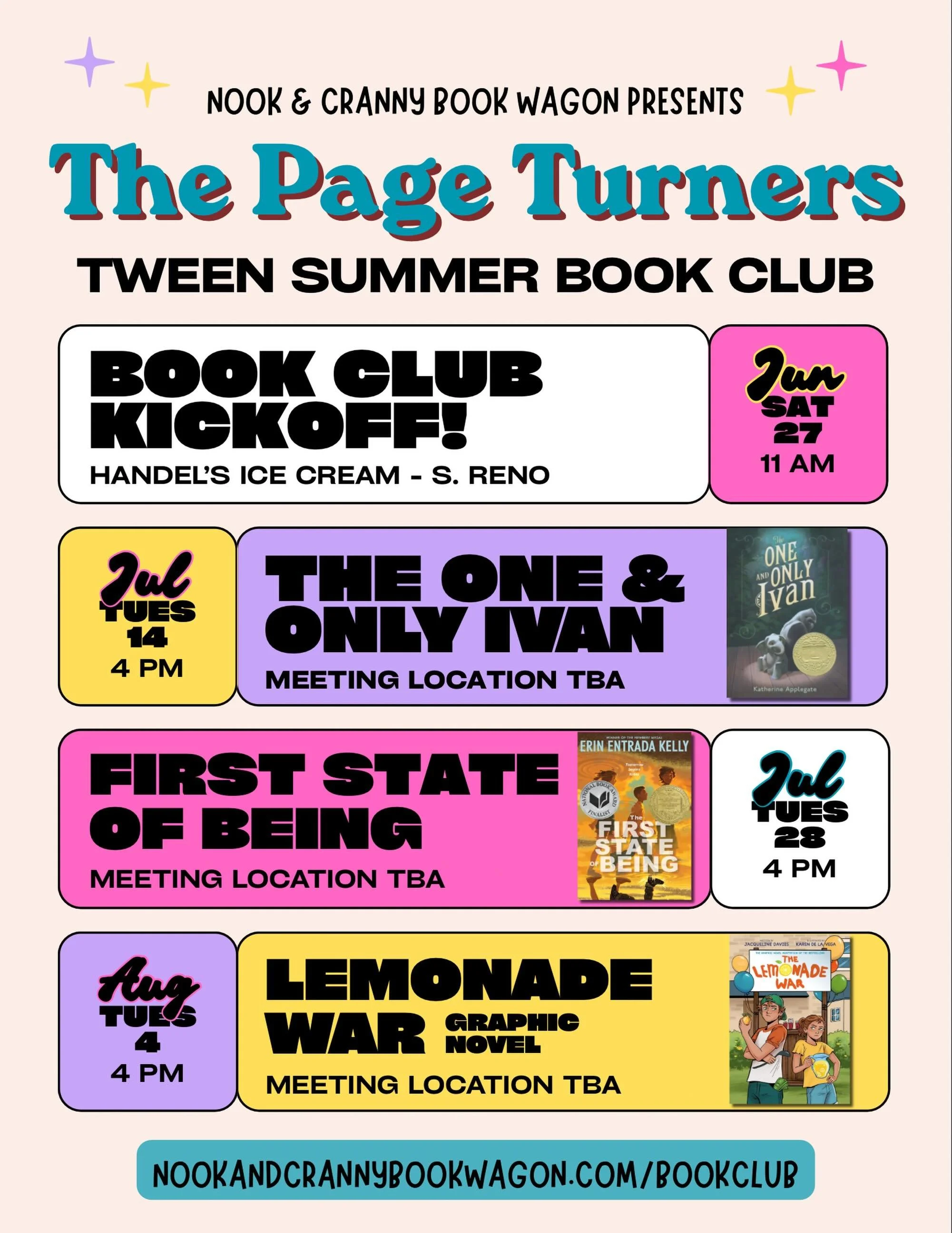 📣 The Page Turners: Tween Summer Book Club is HERE! ☀️📚🎉

🛑 SPACE IS LIMITED! Get your child&rsquo;s membership TODAY! Link in bio to join NOW ⬆️🔗

For readers ages 8&ndash;12 who LOVE books, meeting new friends, diving into characters, explorin