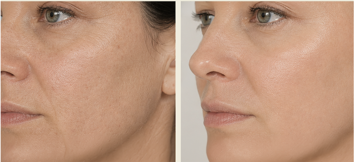 Microneedling Before &amp; After in Hallandale Beach