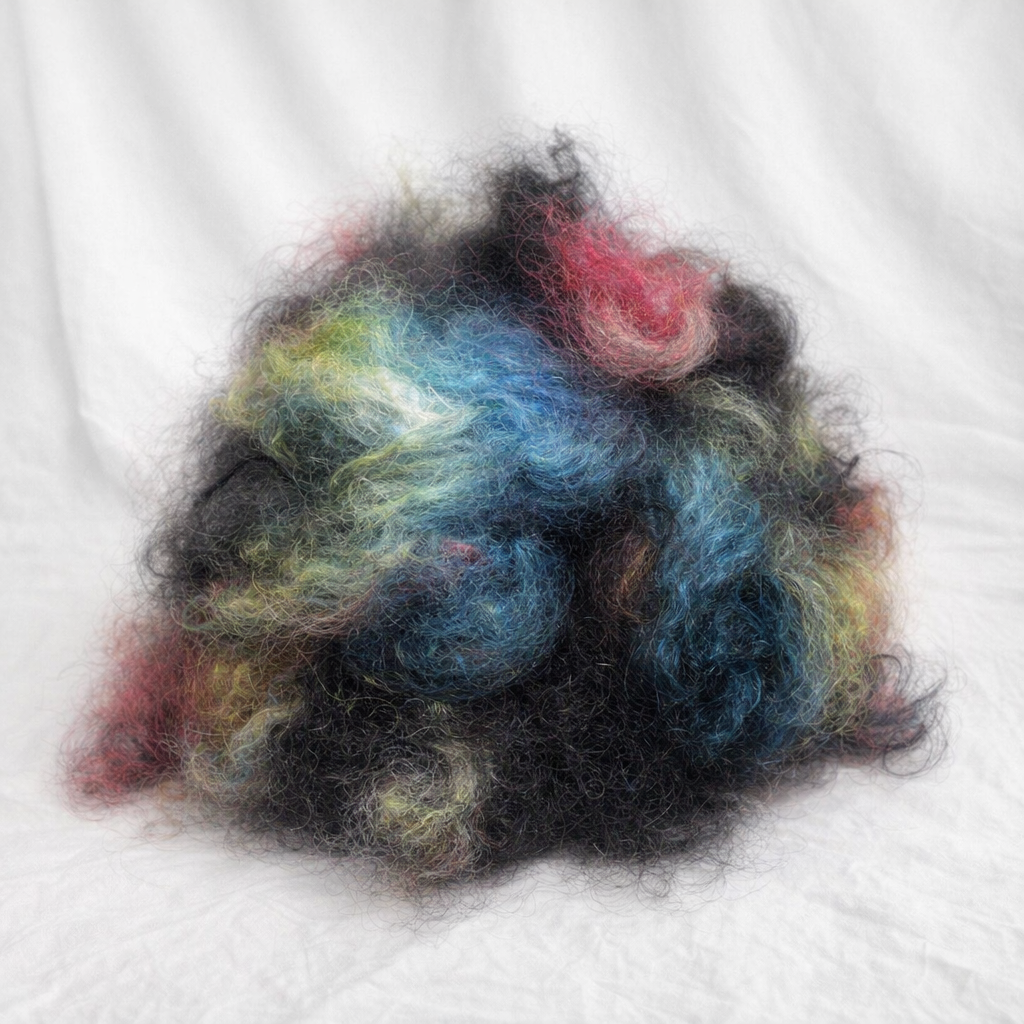 Witch's Cottage Colorway, Tussah Silk Cloud, sold by quarter ounce