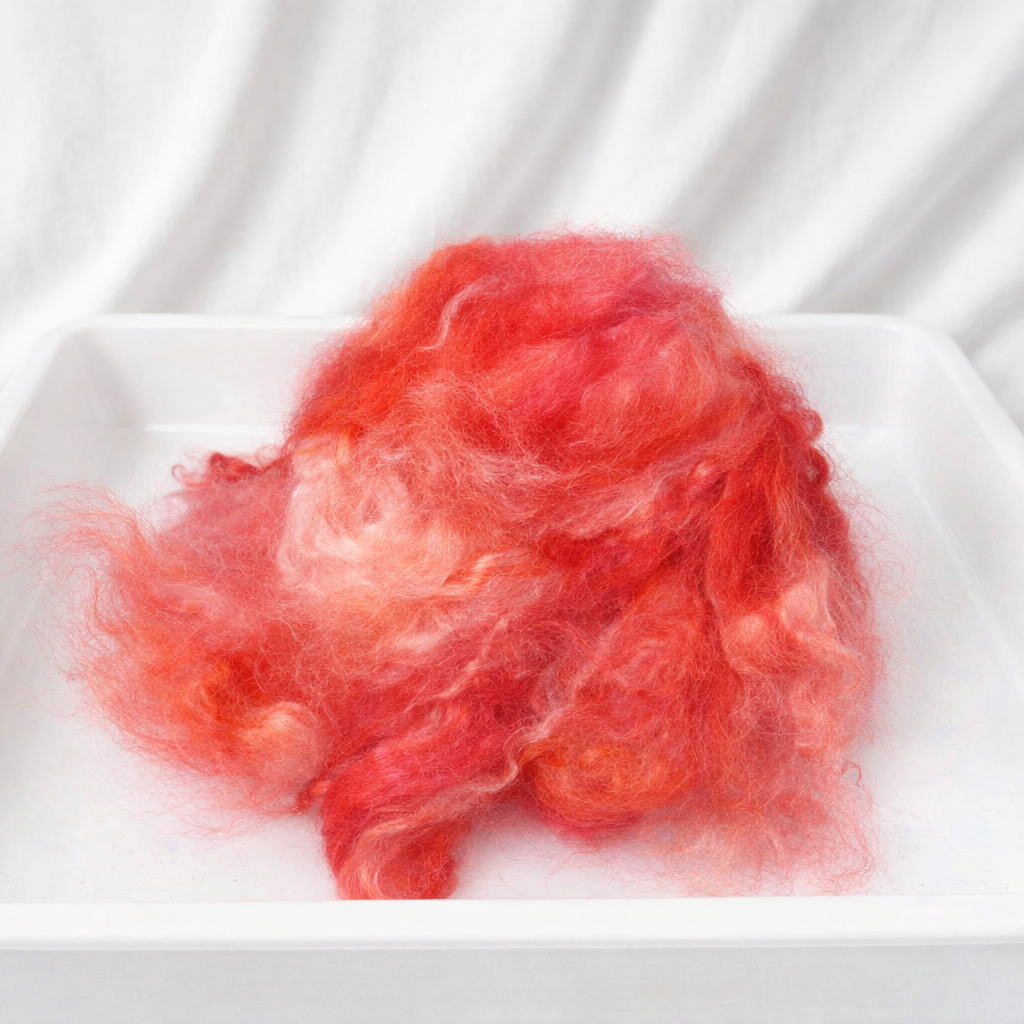 Symphony in Scarlet Colorway Bamboo Rayon Cloud