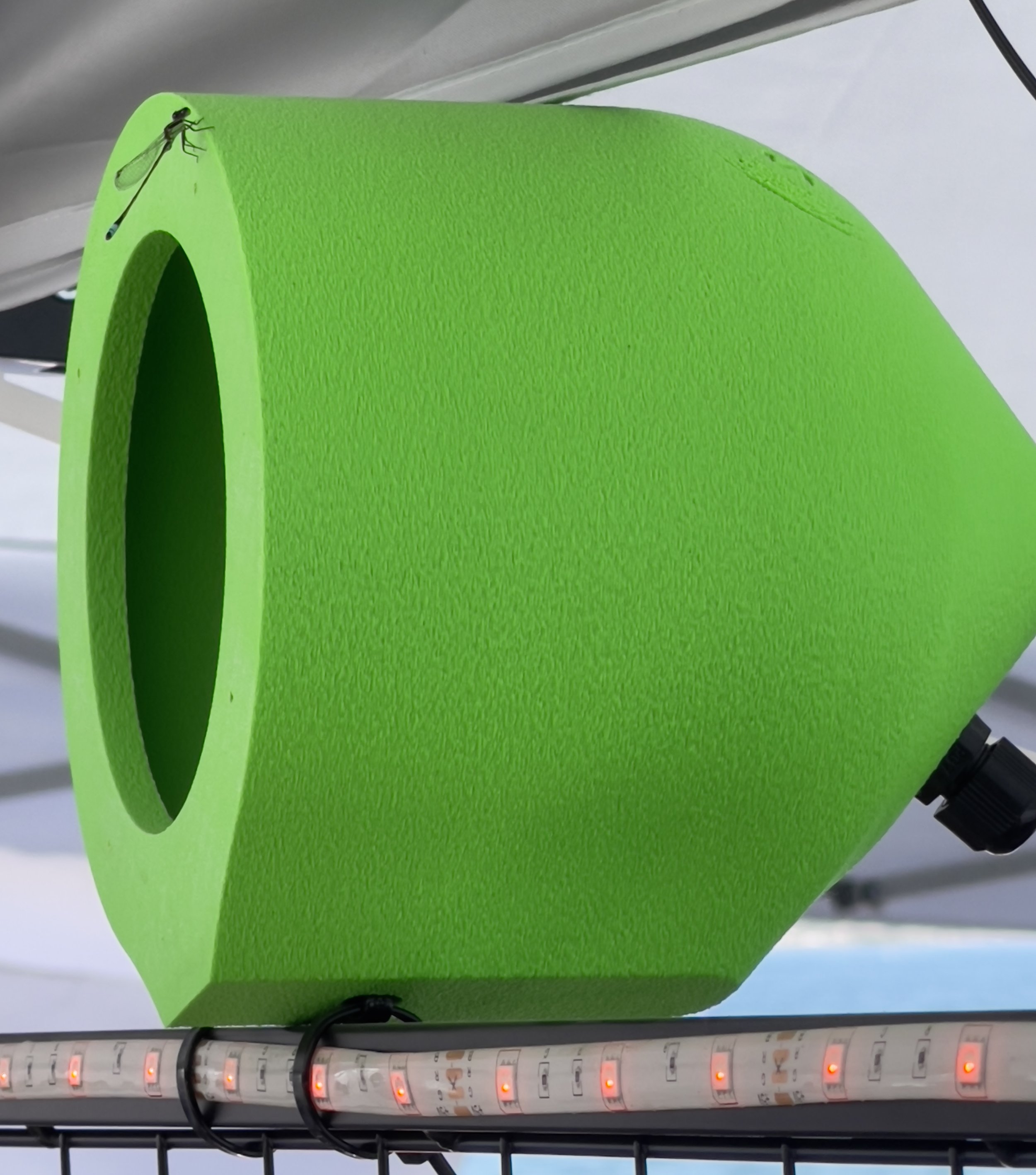 Green Mini Freq Pod, a 4" speker enclosure