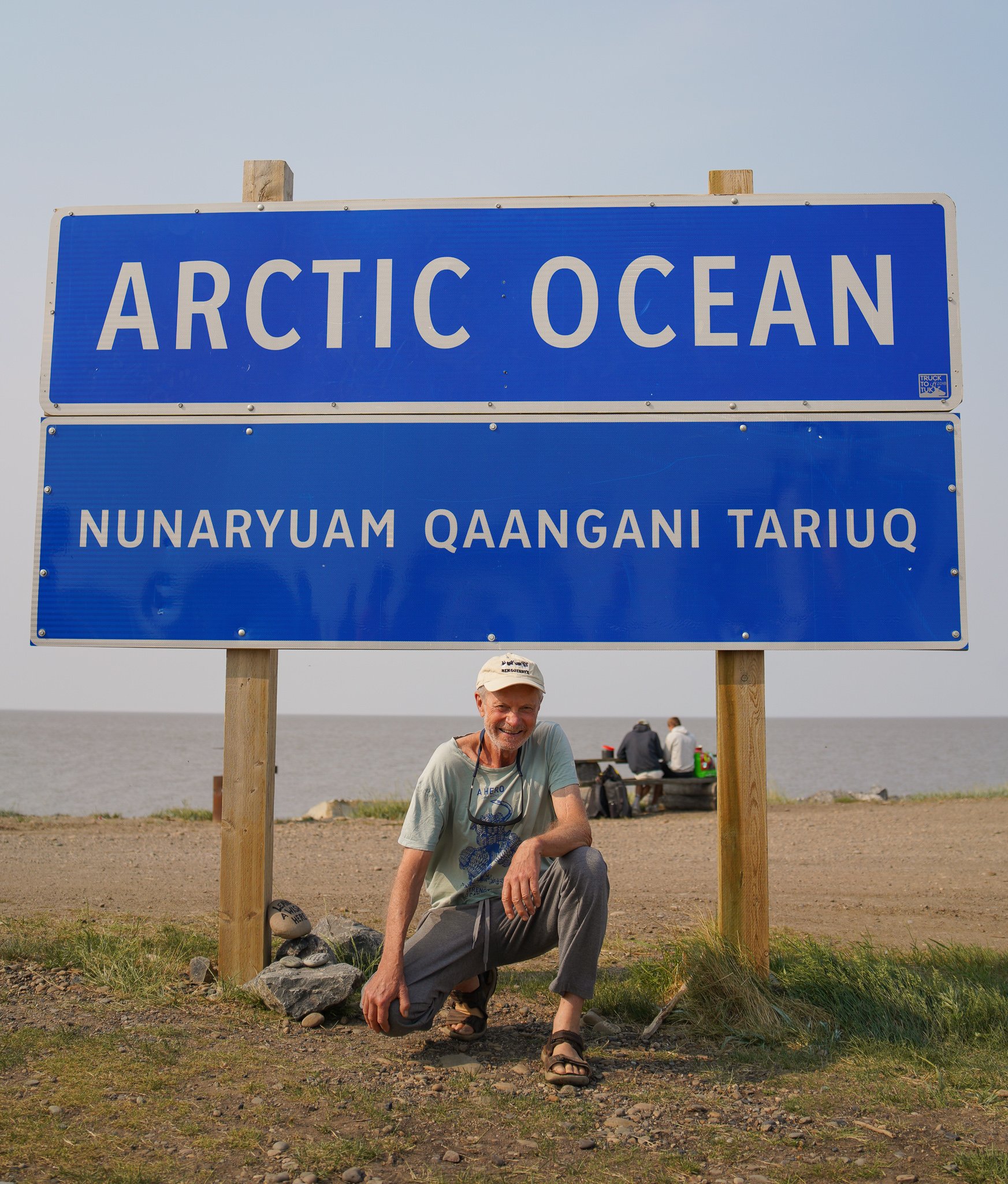Henry Gold in front od Arctic Circle sign.jpg