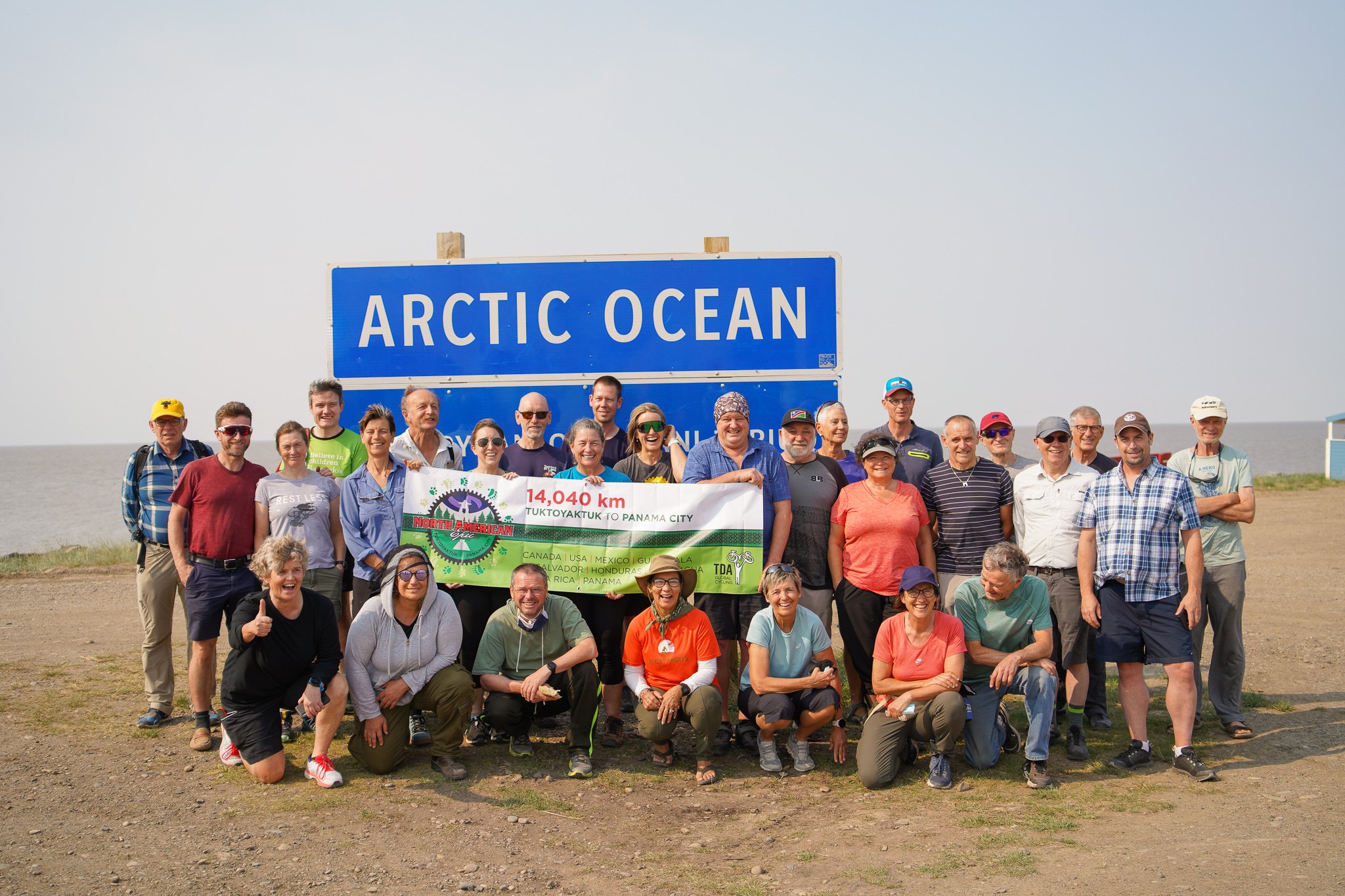 Startline photo next to artic circle sign.jpg