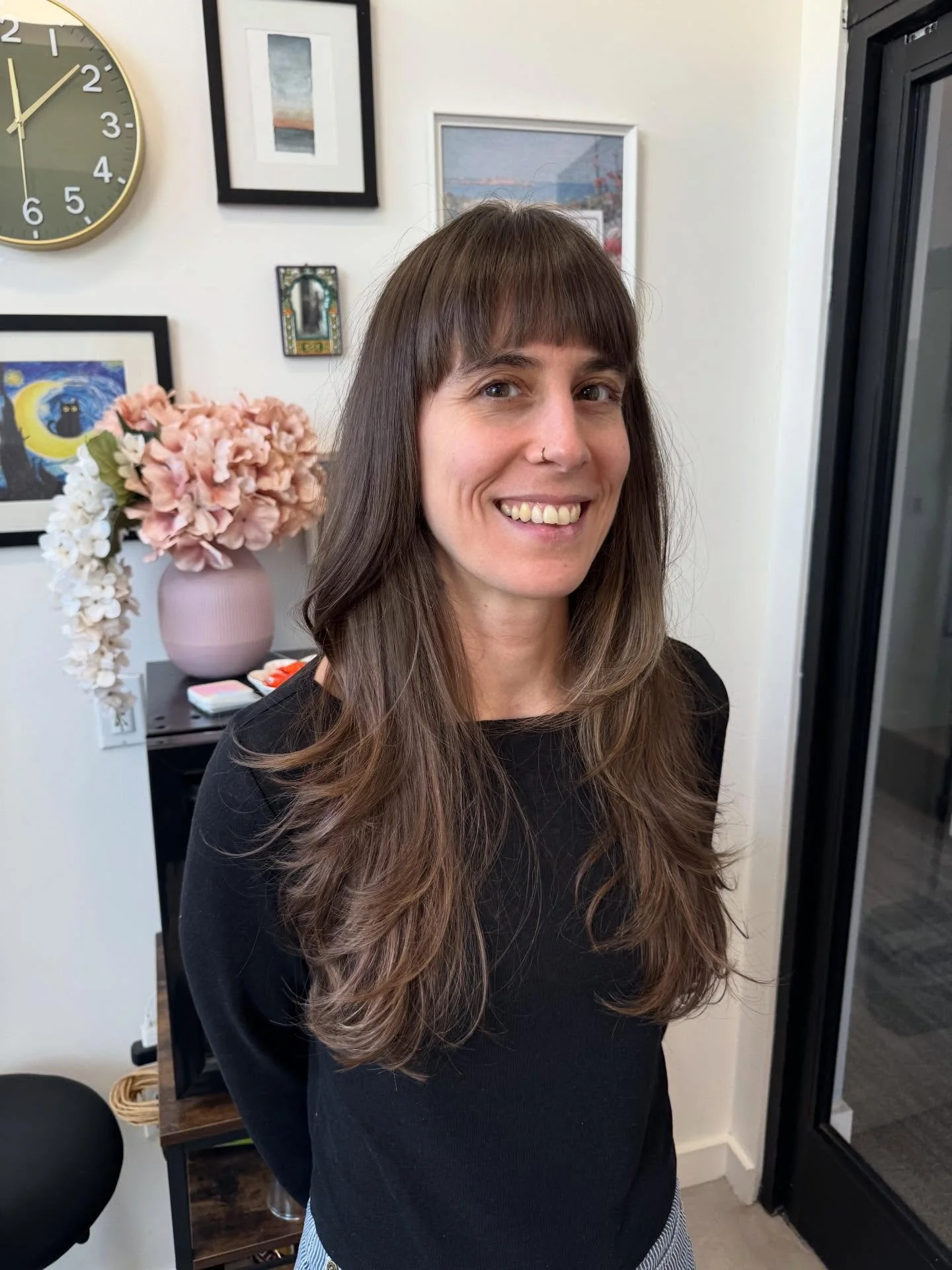 My fave haircut these days 🤩 Keep swiping to see what we started with.