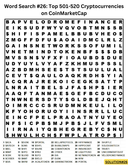 Click to play Word Search Game 26