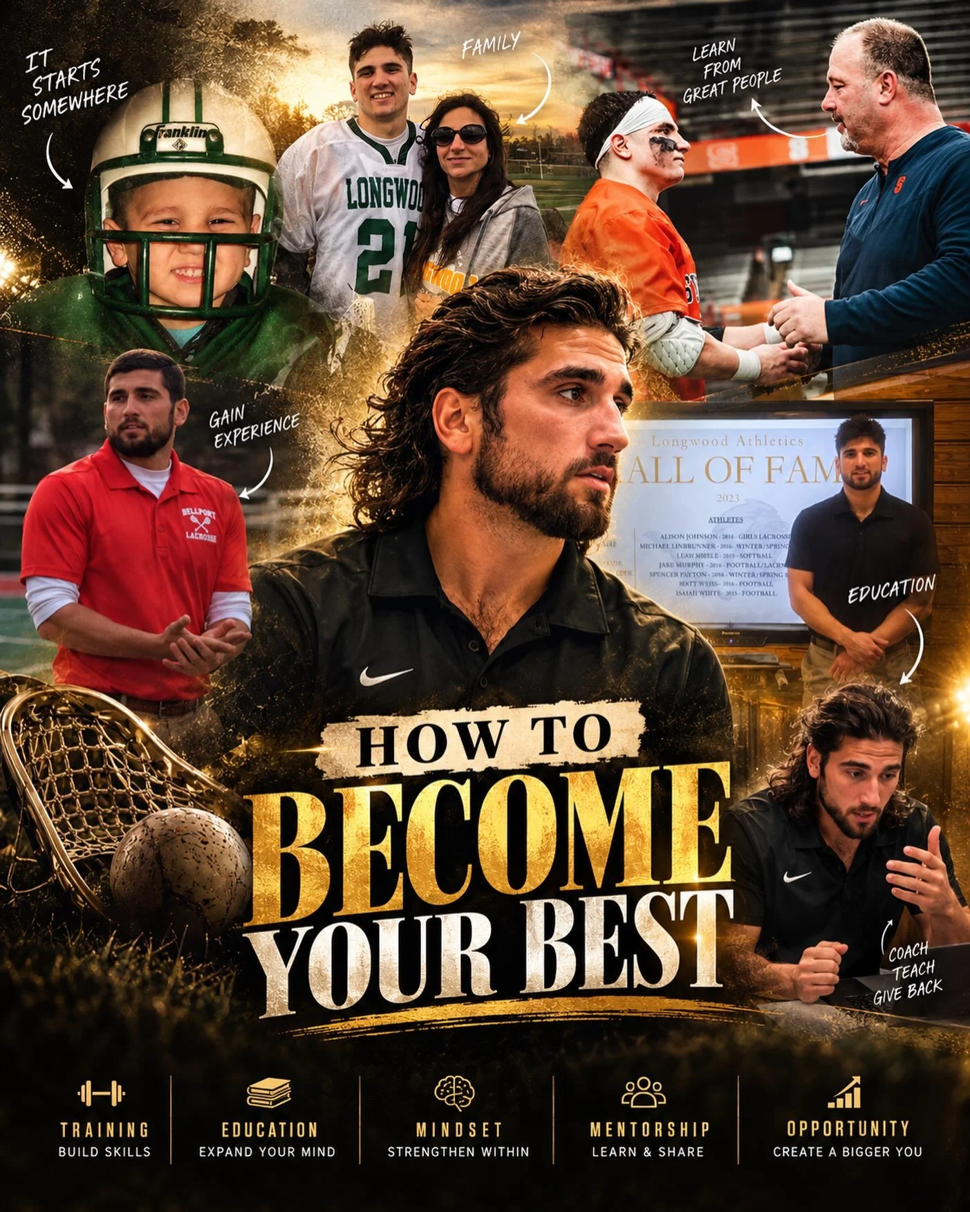 A Journey of Thousands of Lessons. Opportunities are created through your effort and determination.. Be Willing to Learn, Apply, and Grow every single day.