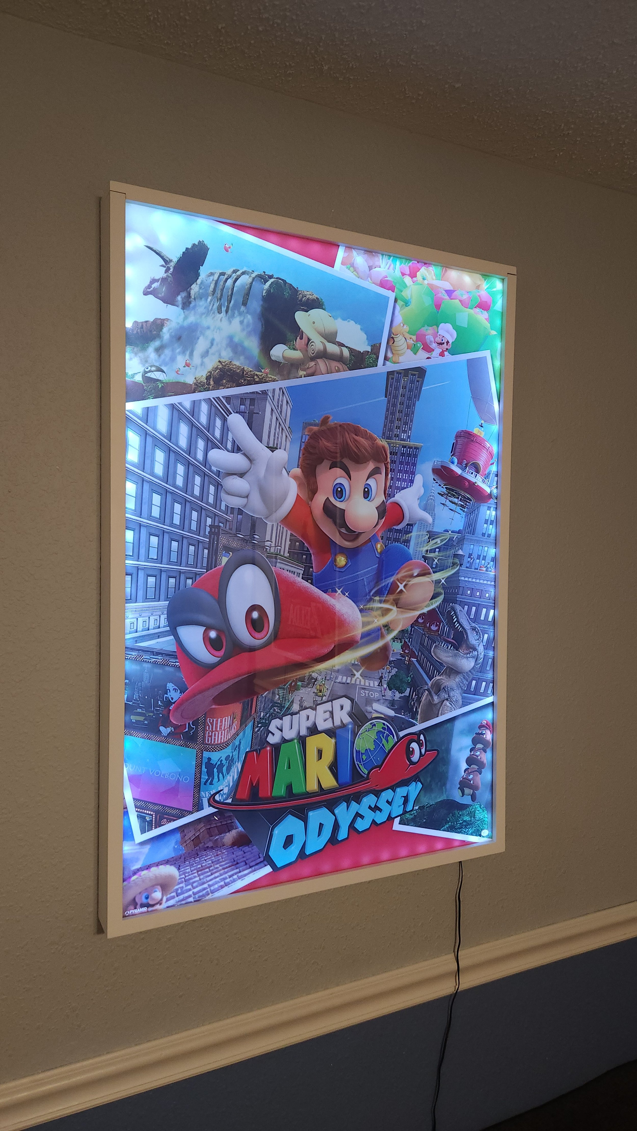 Lighted Movie Poster Plan