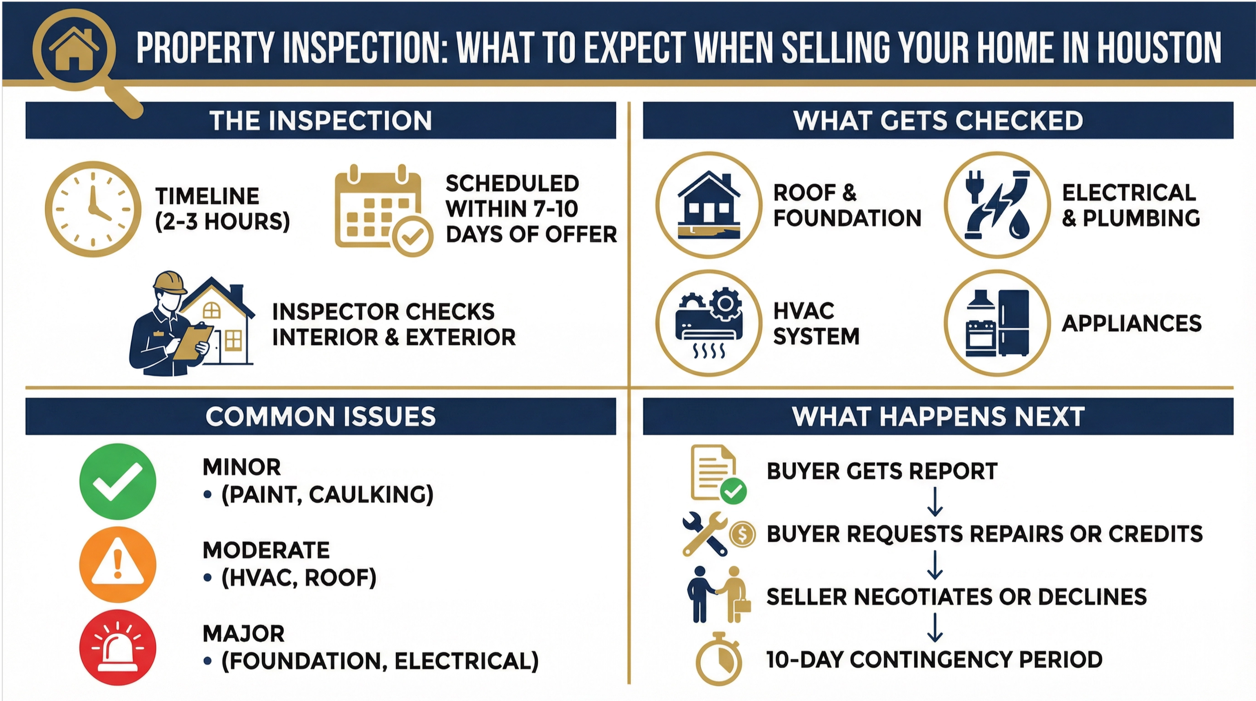 Property Inspection: What to Expect When Selling Your Home in Houston