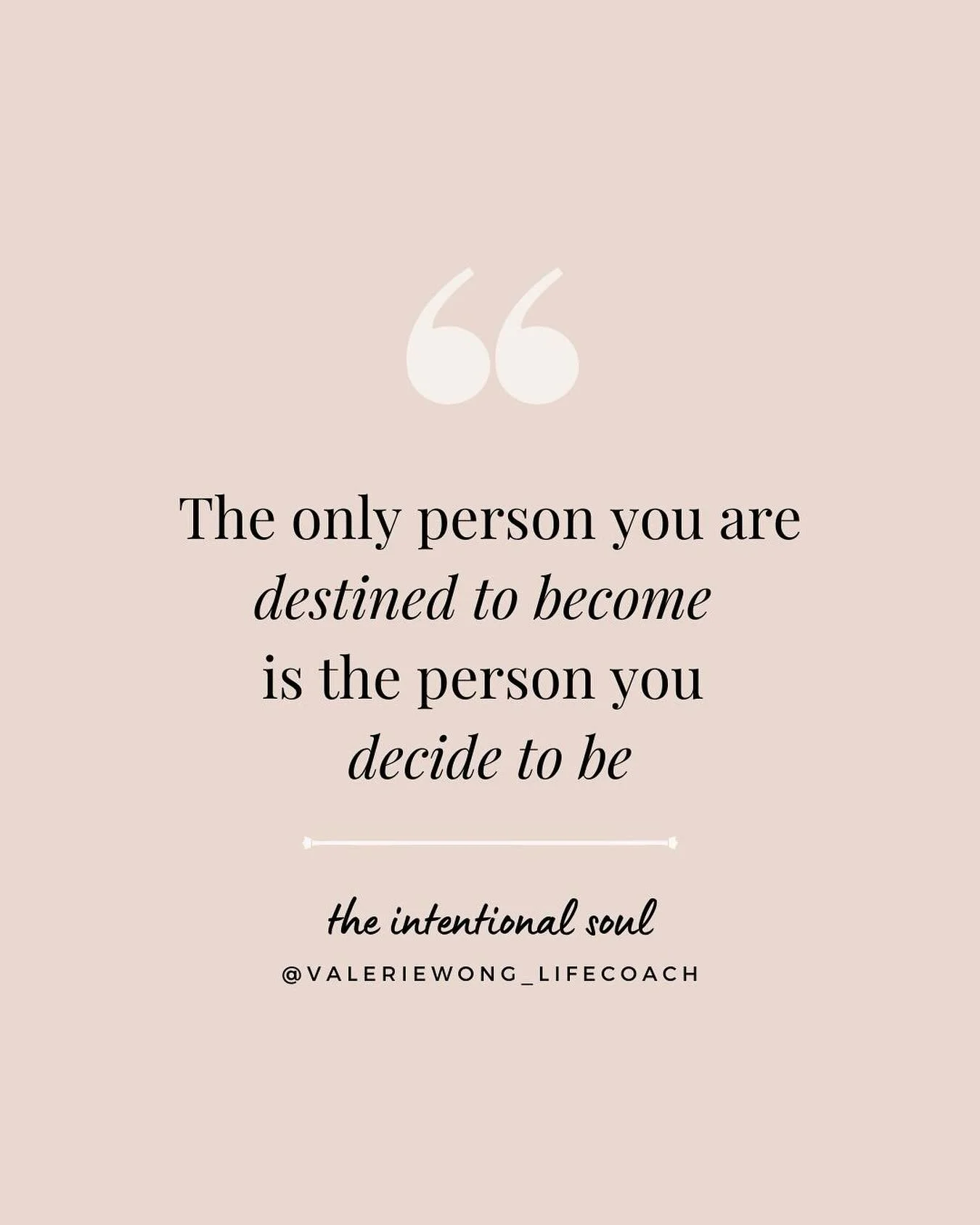 ✨ A gentle reminder: your future isn&rsquo;t written in stone. Every choice, every small step, every intention you set is shaping who you&rsquo;re becoming.

The beauty? You get to decide. 💫

What version of you are you choosing today?

#Intentional