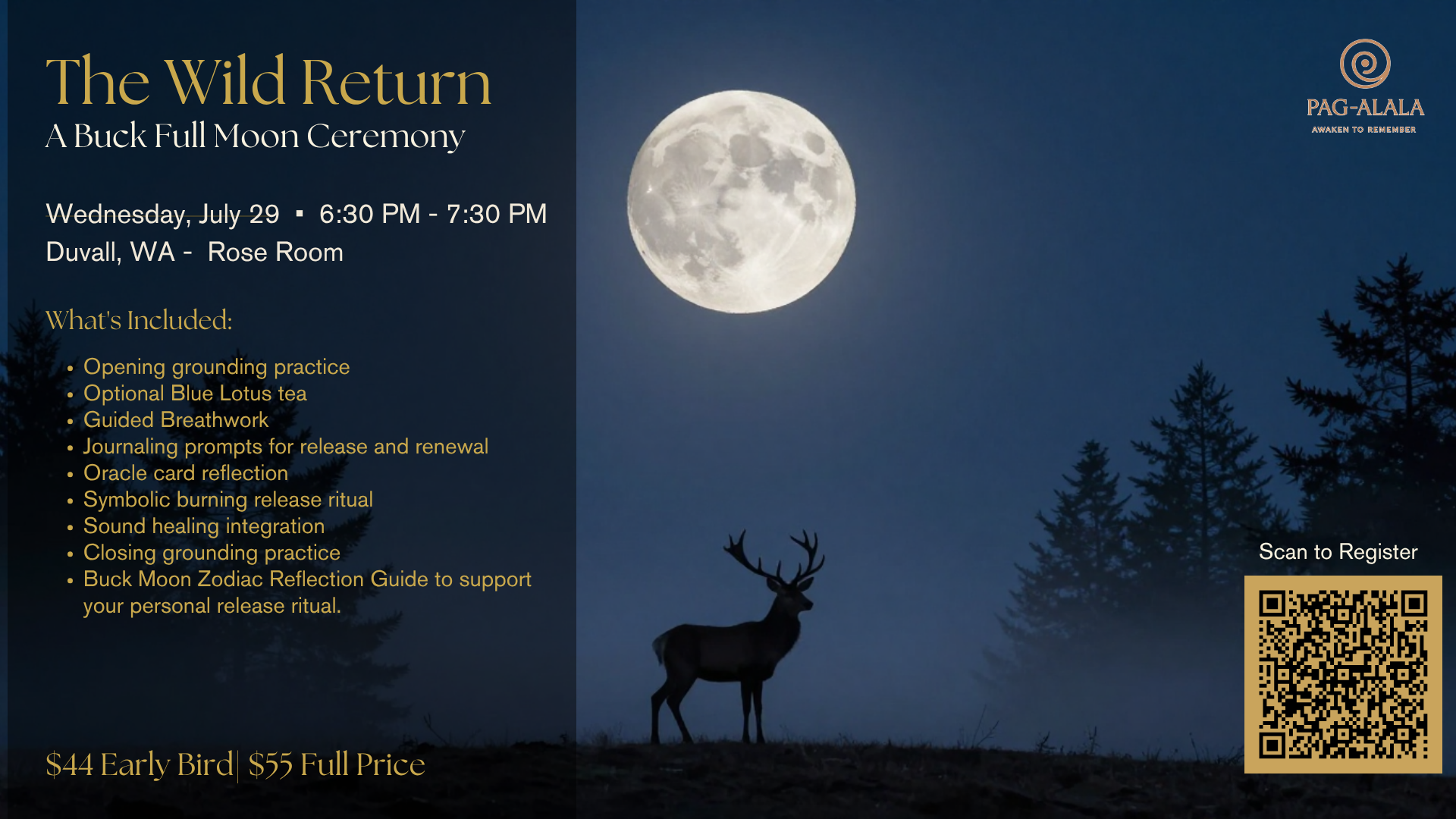 The Wild Return: Buck Full Moon Ceremony