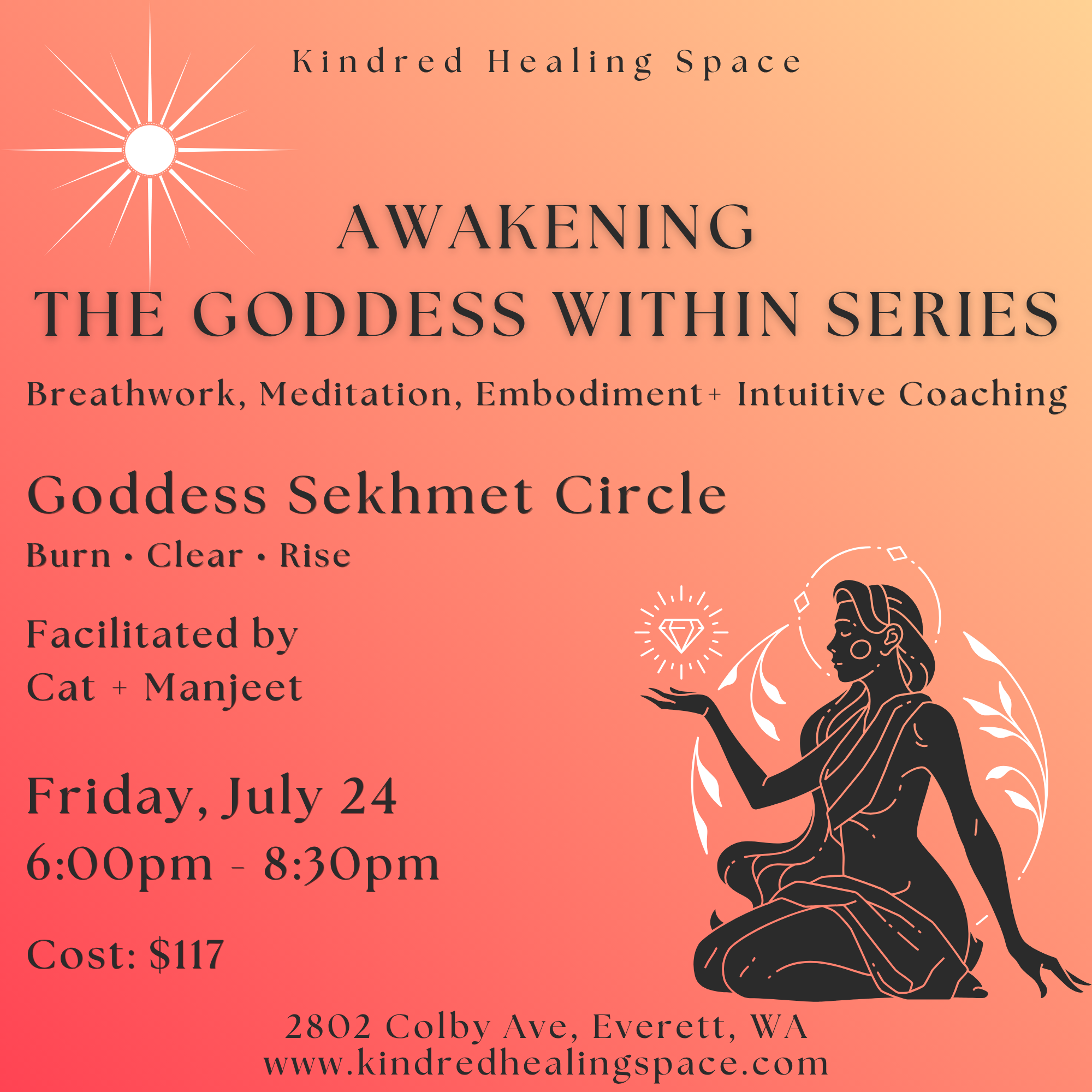 Awakening the Goddess Within Series - Sekhmet Circle
