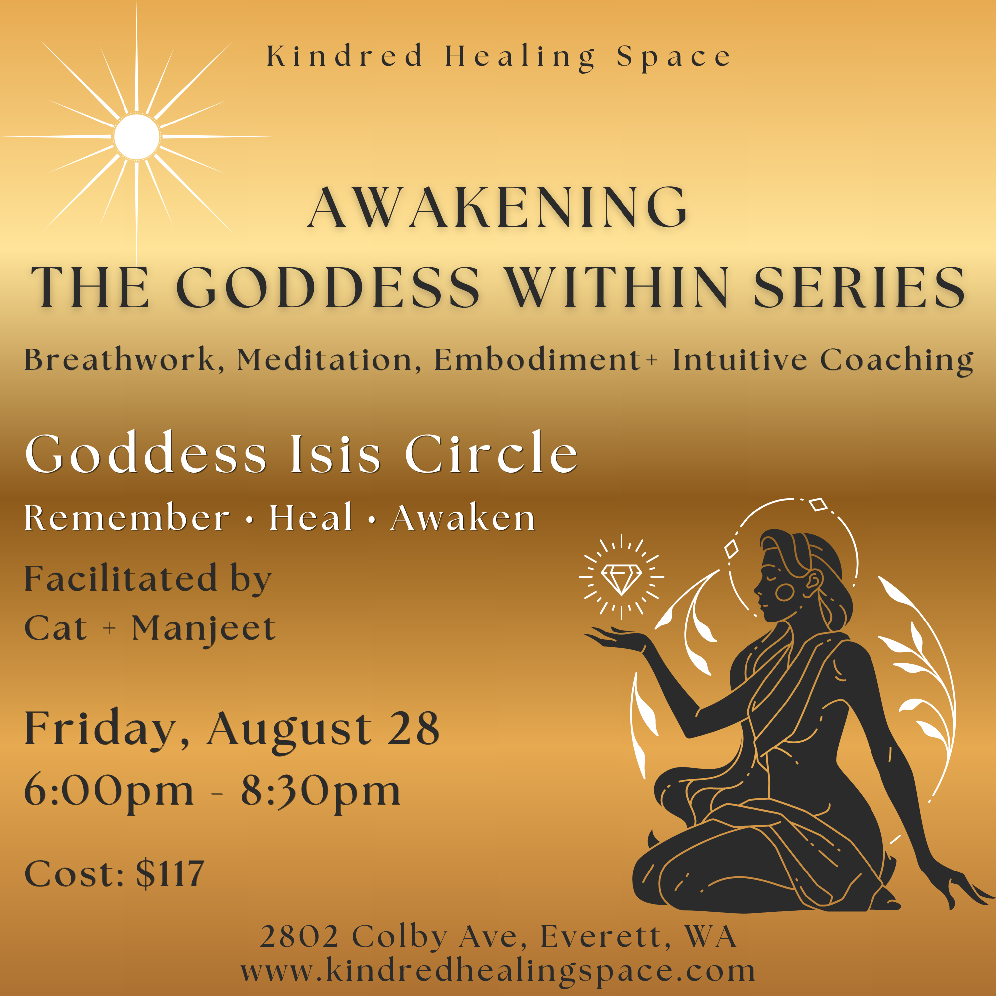 Awakening The Goddess Within Series - Goddess Isis