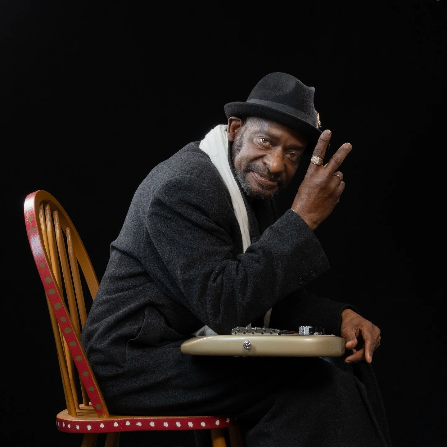 Randy Monroe, native Portlander, in my Becker Canyon Studio. Randy has been part of the Portland blues and rock scene for 40 years. Backed up Chuck Berry and performed for years with the great Linda Hornbuckle. Randy continues to play around town wit