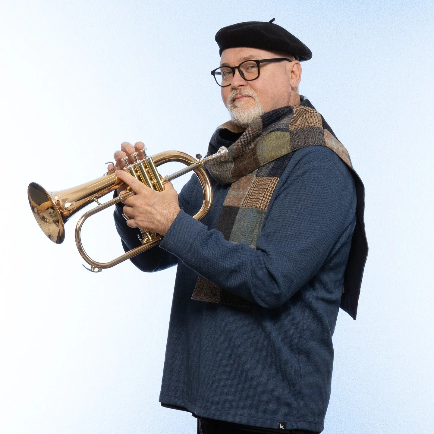 I was pleased to welcome jazz flugelhorn artist, Dimitri Methaney into my Becker Canyon Studio today. I saw Dmitri perform at the Jack London Revue a year ago but due to his heavy touring schedule, it took a while to find a date for him to join me fo