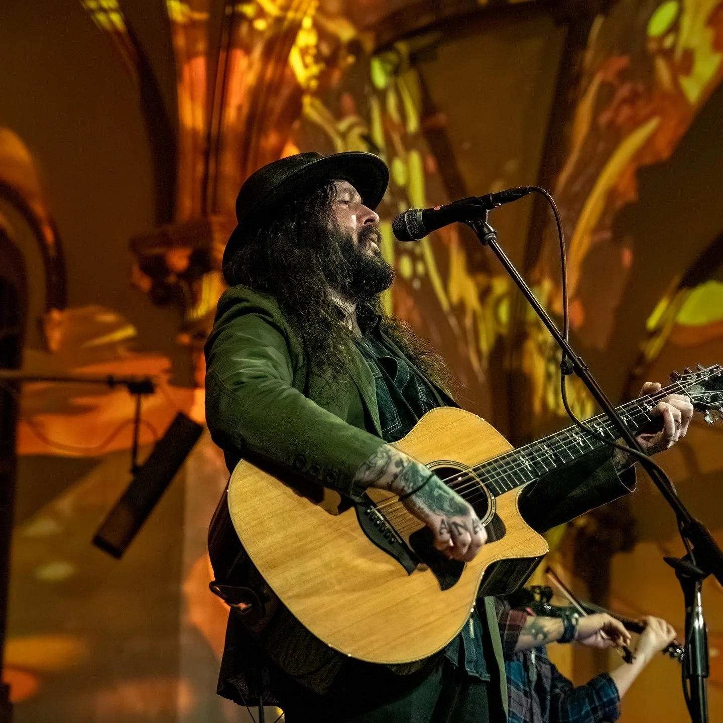Shawn James closed his two-day sold out run a The Old Church. The performance by James, who now lives in Portland, was inspired supported by an audience of hometown fans. Shawn performs across the globe but has made it a point to return to The Old Ch