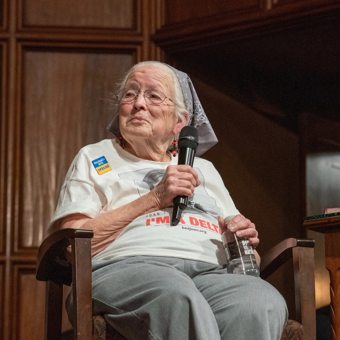 Joan Trumpauer Mulholland speaking tonight at Congregation Beth Israel's annual MLK Day program. Joan Trumpauer Mulholland was an important civil rights activist, Freedom Rider, and clarion voice for action in defense of freedom. The CBI program feat