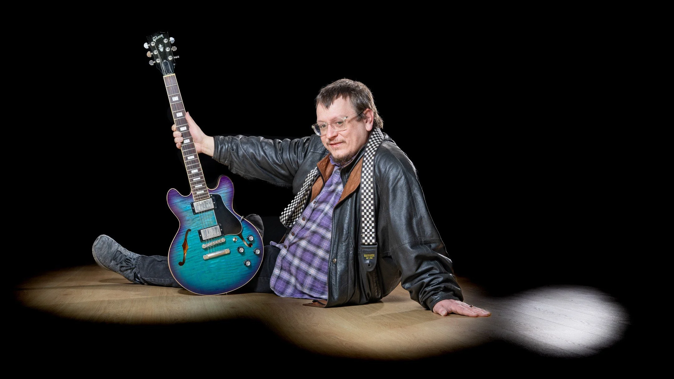 Josh Makosky taking a beat on the floor of Becker Canyon Studio this morning. Josh is another local wonder in our region's music scene. A Hillsboro native, he is doing what all young musicians do - play as often as they can, jam with the best and the