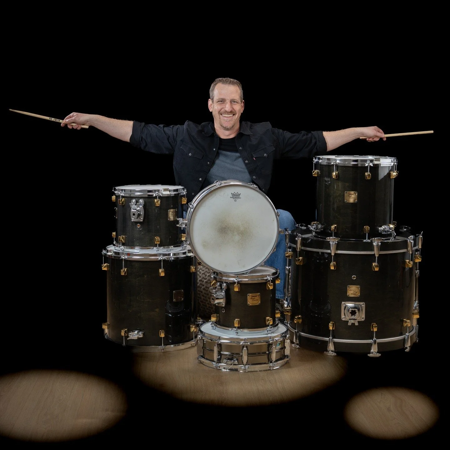 Drummer and audio-book editor, Gary Keeney kicked off Tuesday in Becker Canyon Studio. Gary keeps time for some of the most high energy bands in town, playing everything from the blues to zydeco. It took a while, but Gary and his infectious smile are