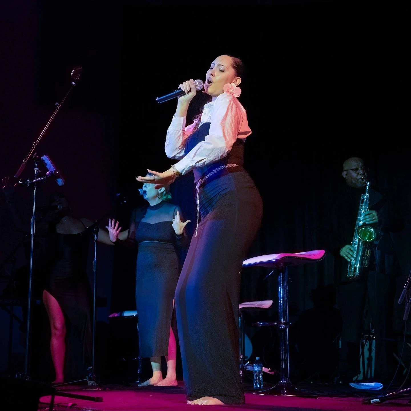 Singer, model and photographer, Madison Rose in her premiere stage performance singing Sade on the Alberta Abbey's stage. After last night's performance Portland is sure to see more of Maddison whose voice, poise, and stage presence impressed the sol