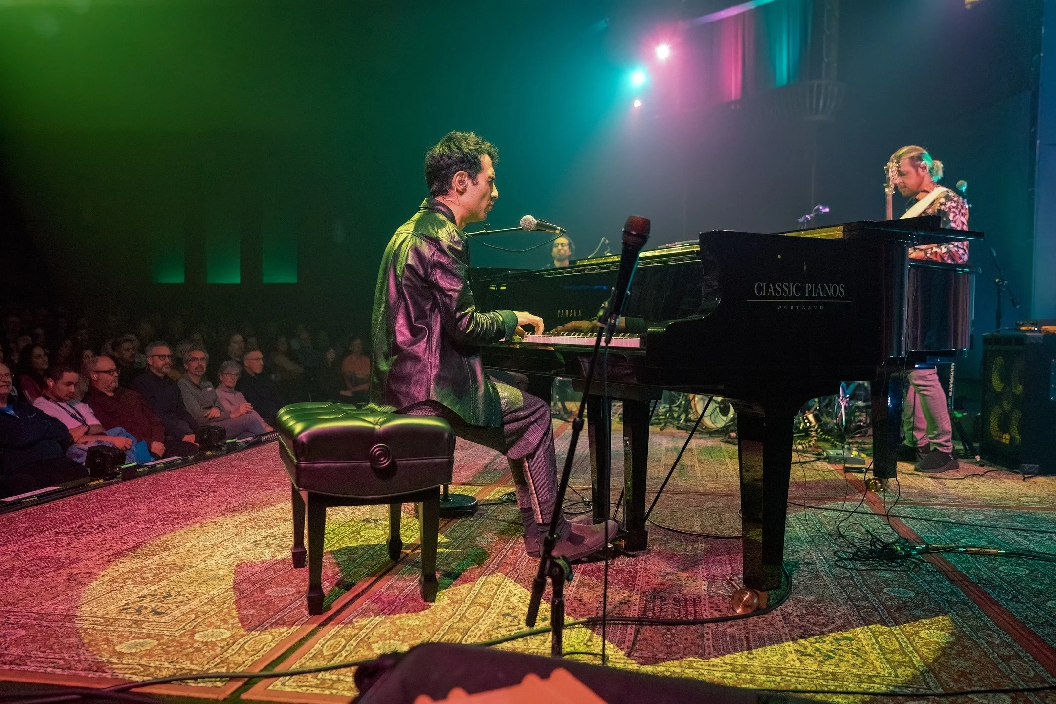 Pianist Tigran Hamasyan sold out the house at Alberta Rose Theatre for the Biamp Portland Jazz Festival. His preformance was remarkable. The audience was treated to a non-stop explosion of creative energy as Tigran rolled from one composition to the 