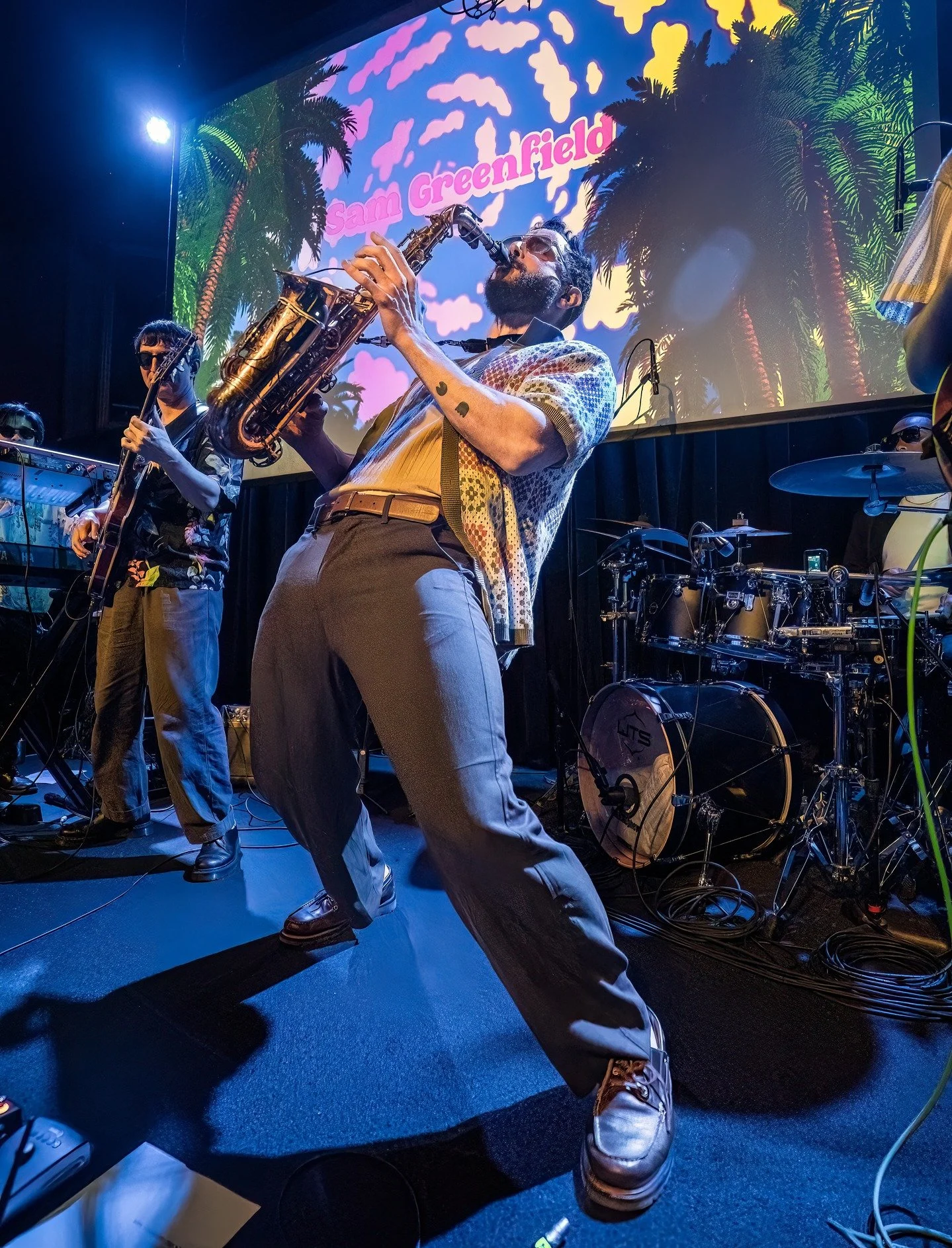 Sam Greenfield exploding on the stage for the BIamp PDX Jazz Festival at Mississippi Studios. The energy was non-stop. @pdxjazz @samgreenfieldmusic @mississippistudios