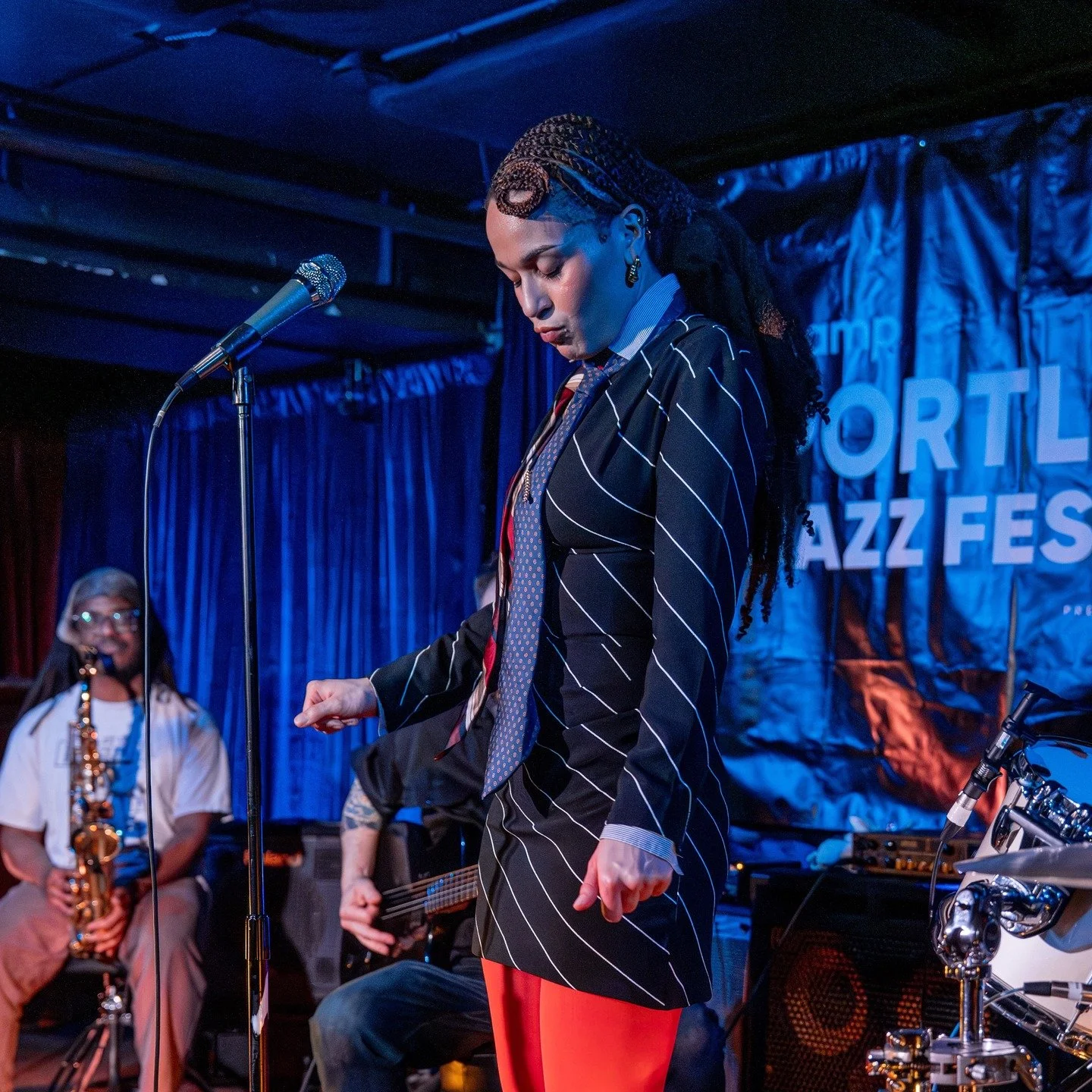 As many Portlander's I have watched Lo Steele grow up. I first photographed Lo Steele many years ago with her mother LaRhonda on stage at the Waterfront Blues Festival. Since then I and the rest of Portland have watched her develop into a significant