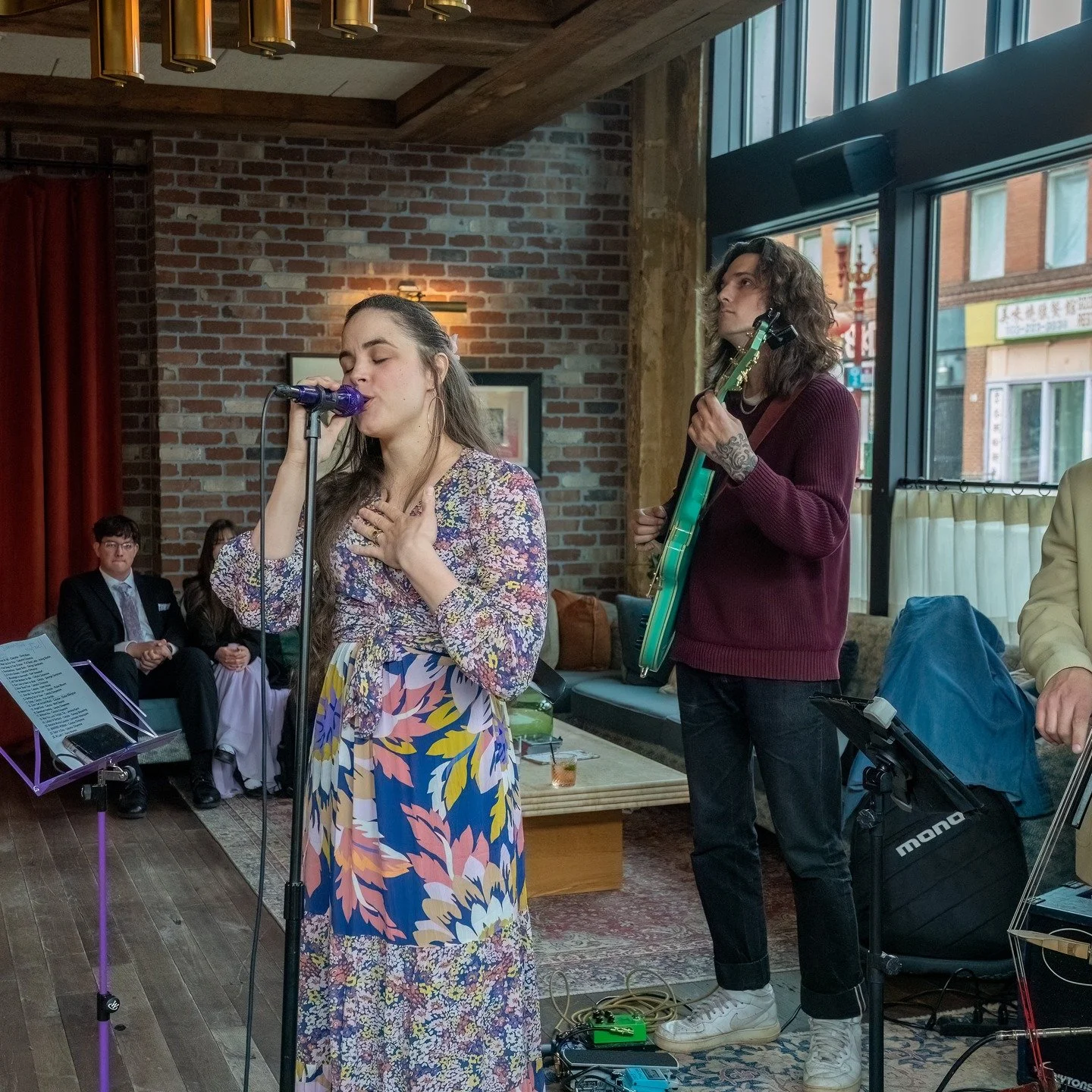 The PDX Jazz Hoxton Hotel spring series opened with the return of singer Calysta Cheyenne who has been on baby break. Calysta put on a fine performance mixing her original compositions and jazz standards. The series continues next Friday - 5-7 at the