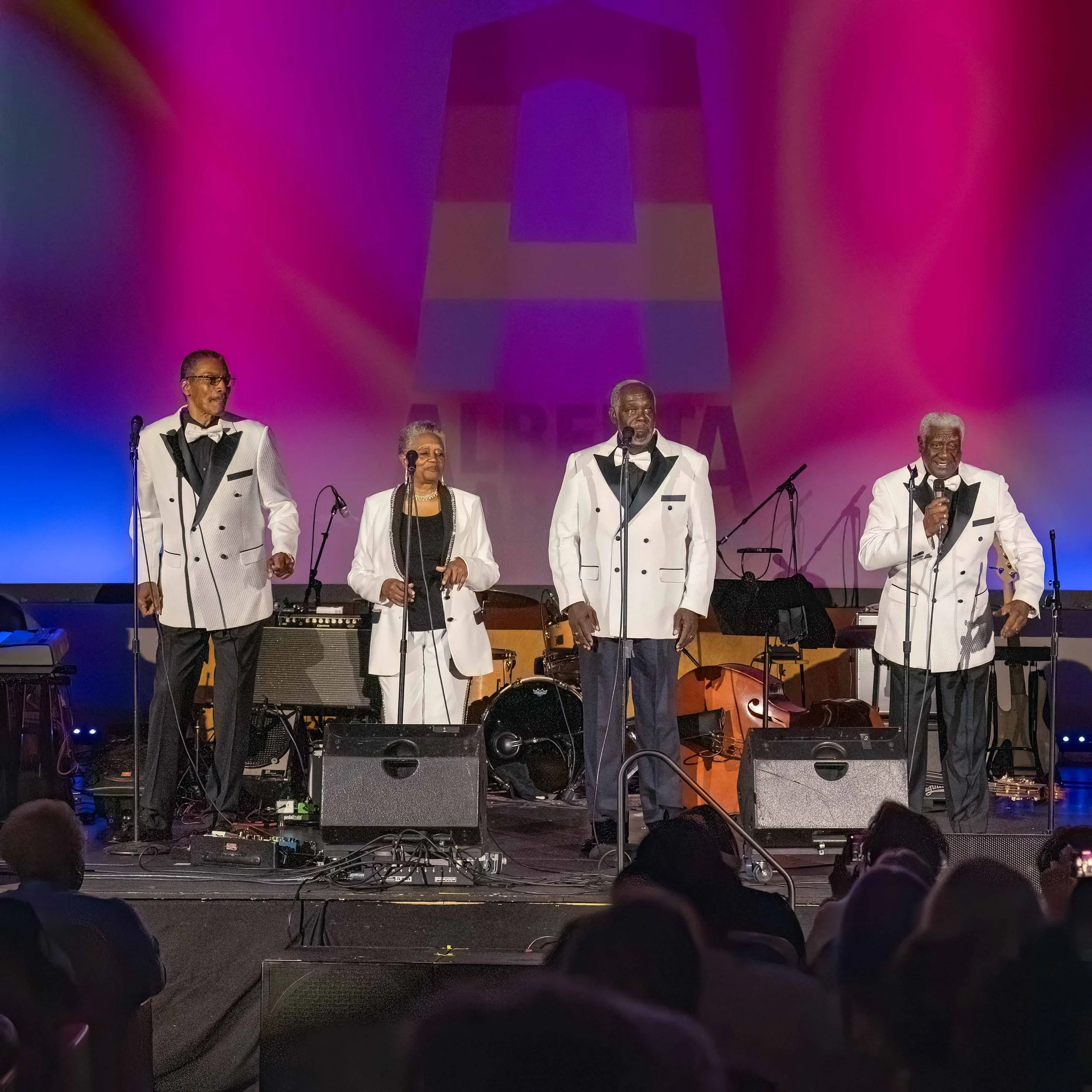 Elevate Unity presented the first of three shows at the Alberta Abbey Saturday night. The show featured The Beyonds, a foursome that formed at Jefferson High School in the 1960s and went on to win the hearts of Portland with their Motown meets Stumpt