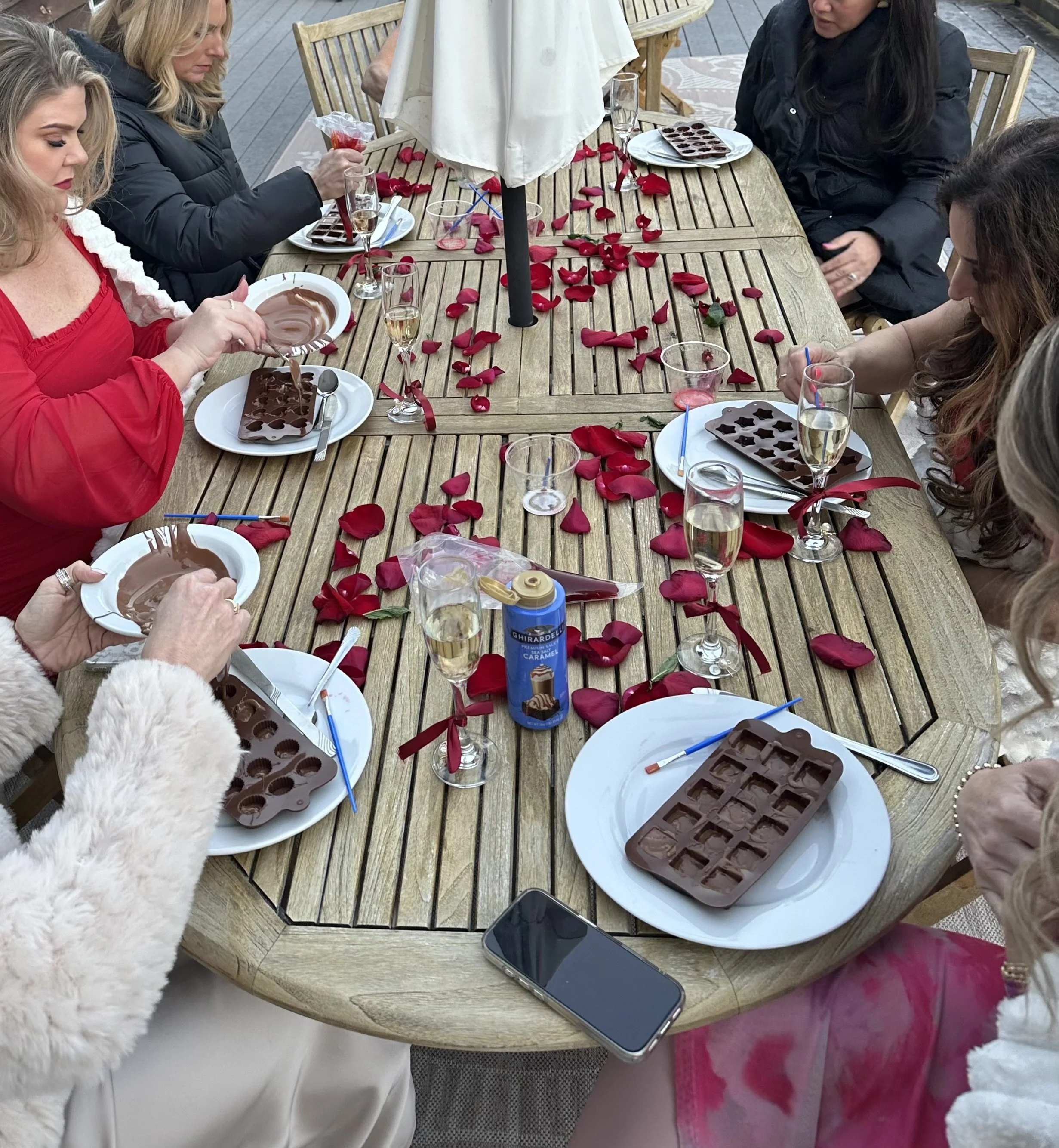 Sip &amp; savor: a CHOCOLATE MAKING and WINE paiRing EXPERIENCE