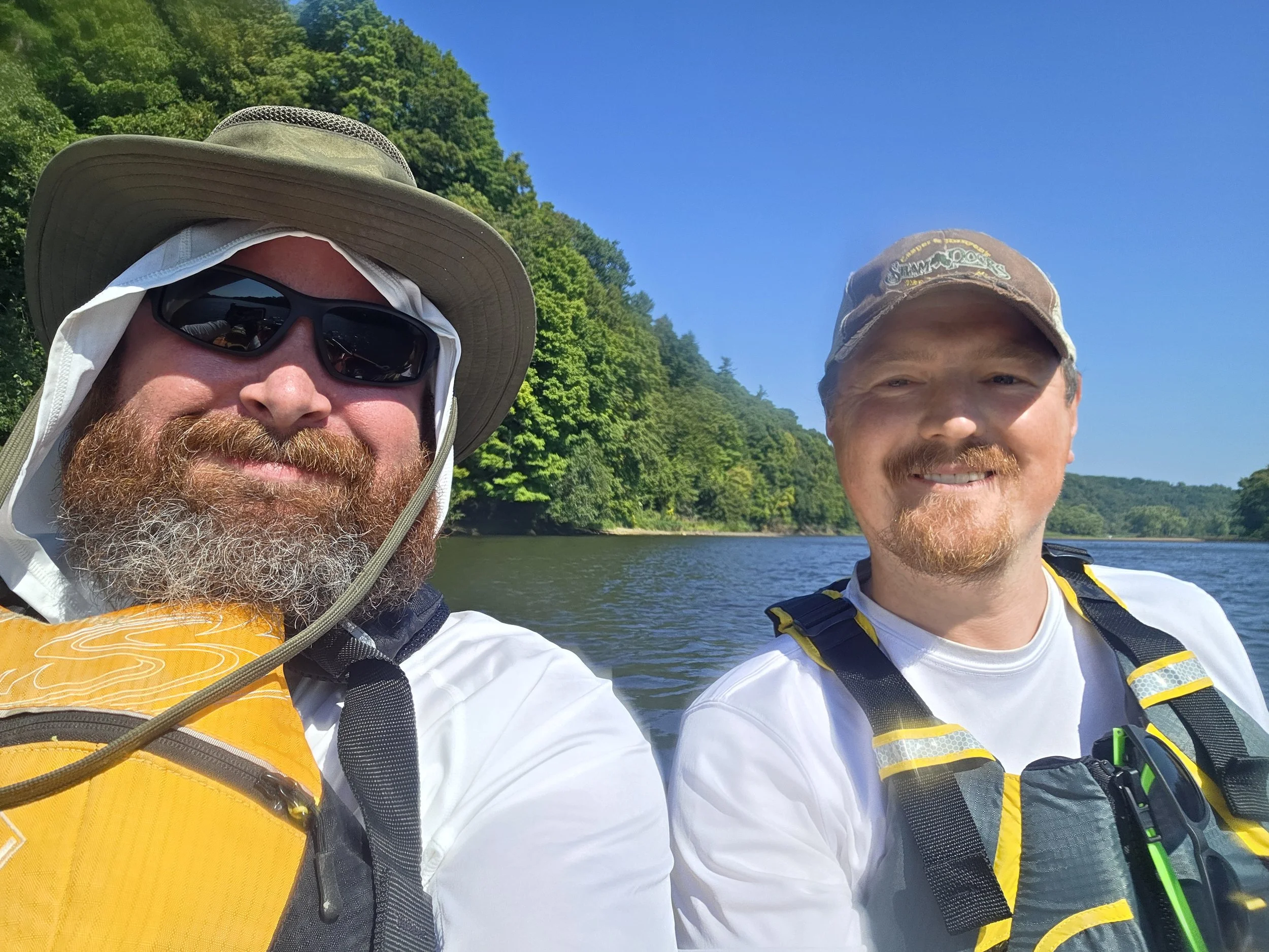 Jonathan Thompson & Jhett Marchel on the St. Croix River