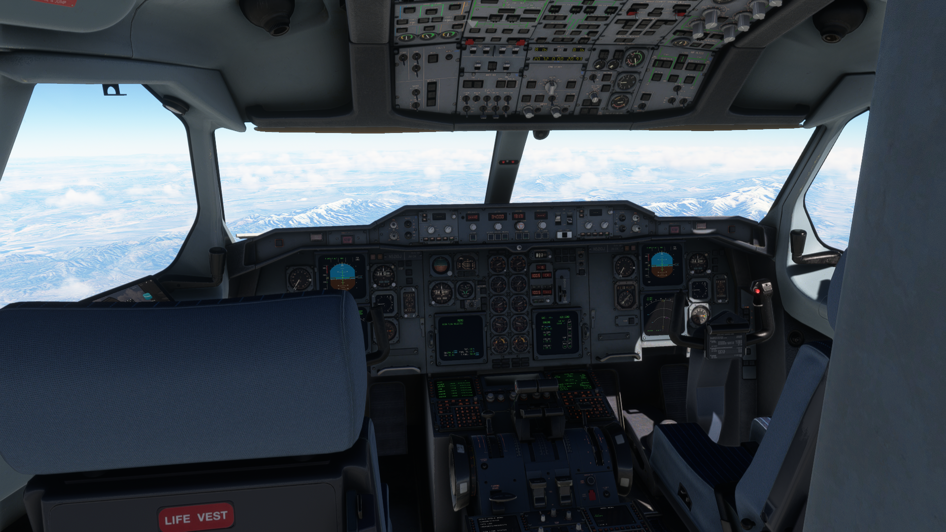 By Jeff M. (ORB0001) ~ "View from the flight deck. Orbital Cargo inaugural service. July 3, 2025."