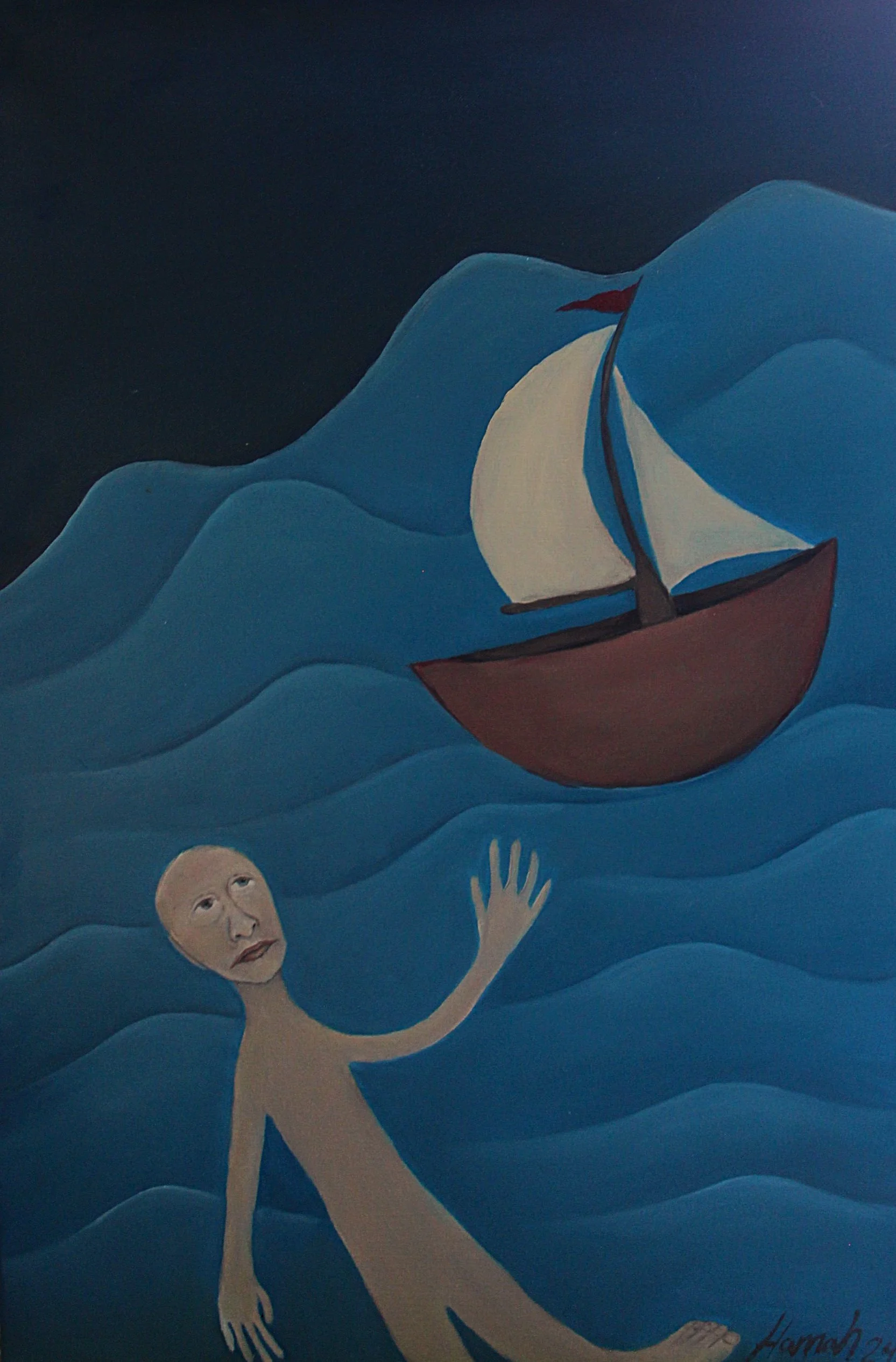 "Boat passing by" 2025
Sold 
