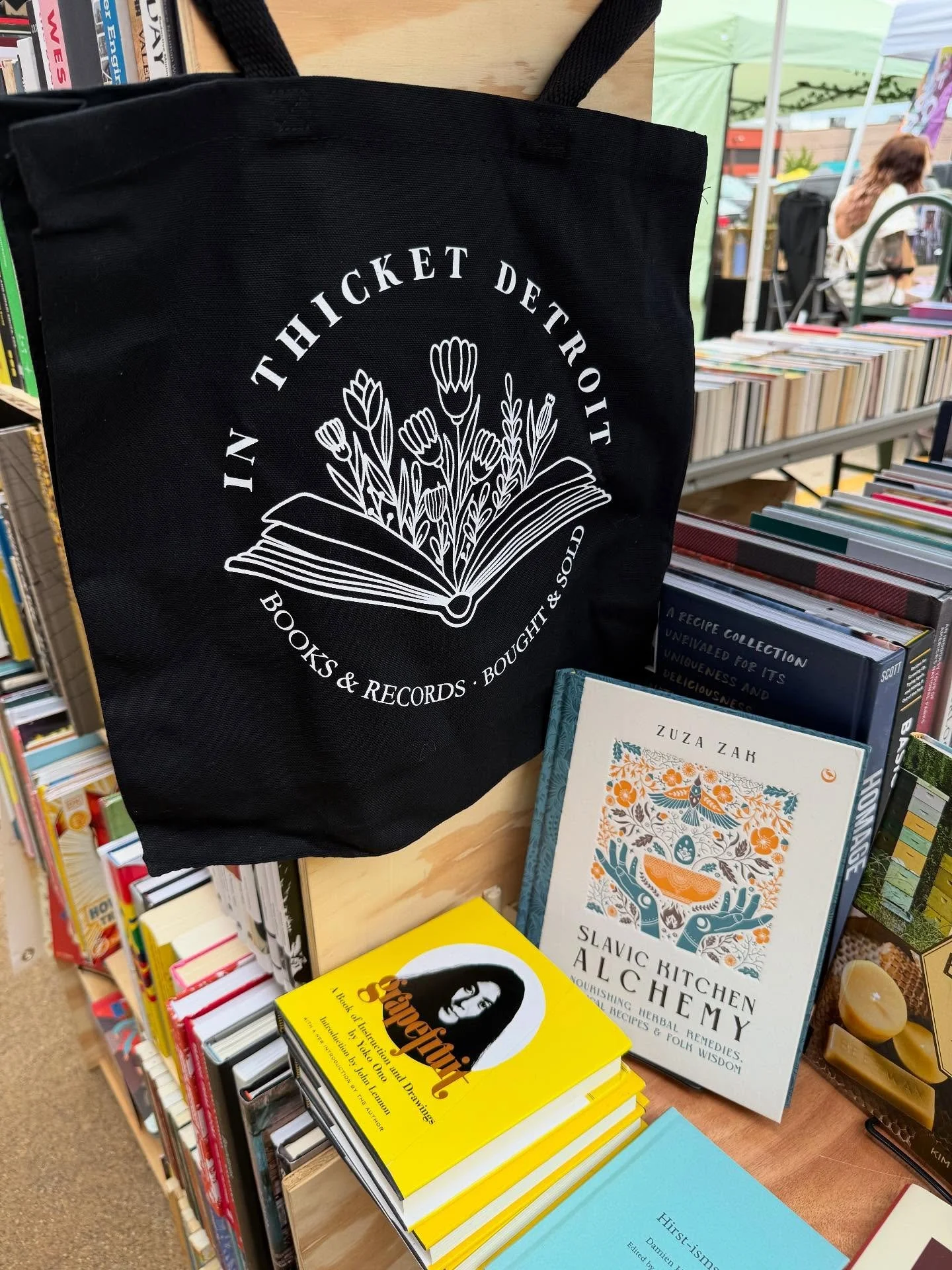 We&rsquo;re out in the parking lot of Shed 5 in Eastern Market for @detbookfest ! 

Come say hi, look at goat books, buy some literature, all at discount prices! There&rsquo;s so many great vendors and books&mdash;you might be here all day. 🐐

#detr