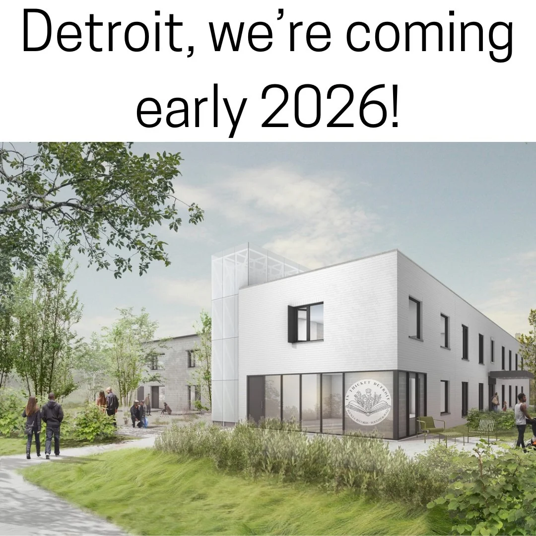 Our storefront will be the big glass doors you see here!

Hello from Little Village to our book friends,

We&rsquo;re so excited to announce our upcoming move into a physical space in the Little Village neighborhood on Detroit&rsquo;s East Side! Just