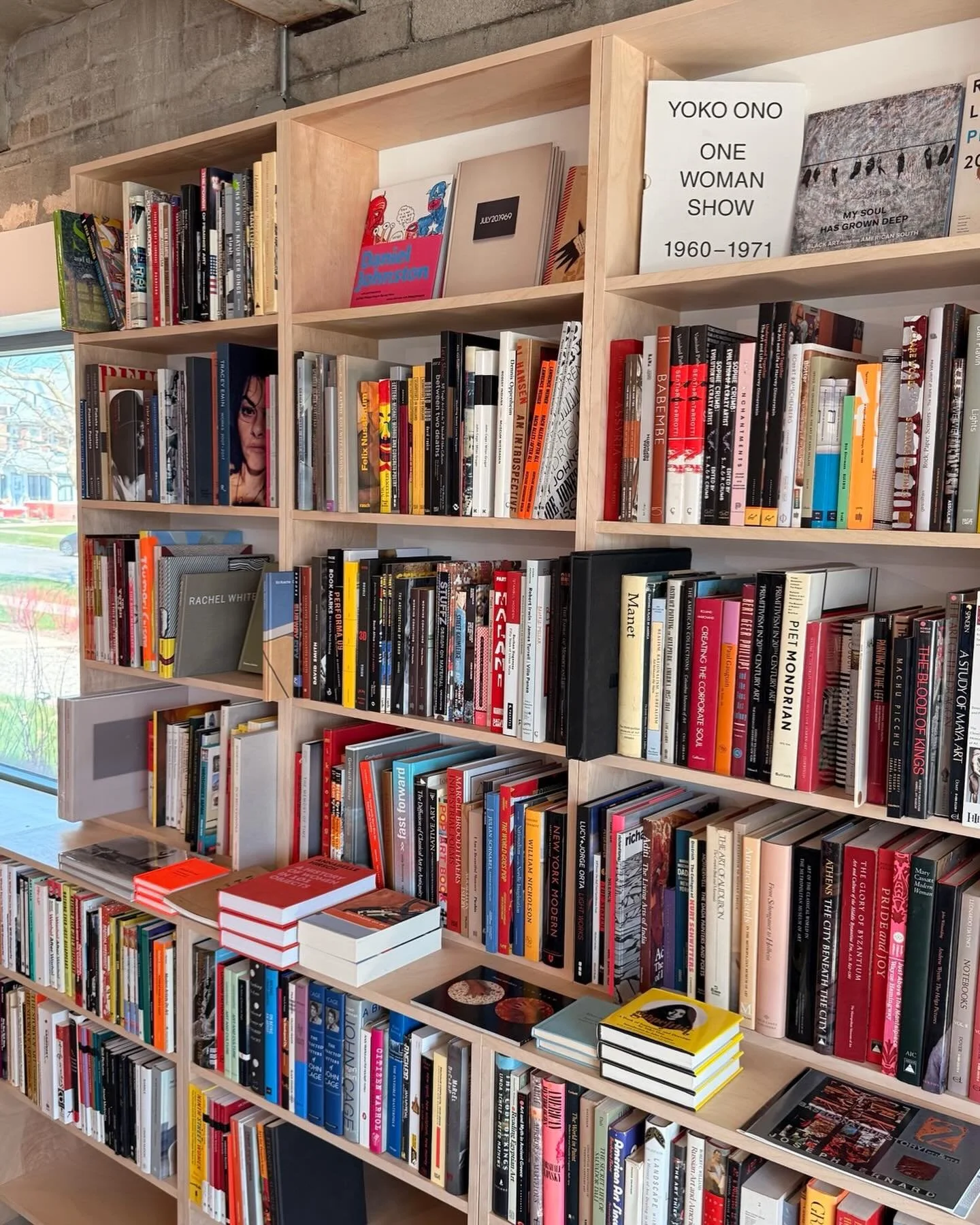 It&rsquo;s a beautiful sunny day in Little Village, Detroit at the Cadillac Art Centre and books are going on shelves as fast as our hands can move, alphabet be damned. 

Big announcement coming soon!

#artbooks 
#detroitbookstore