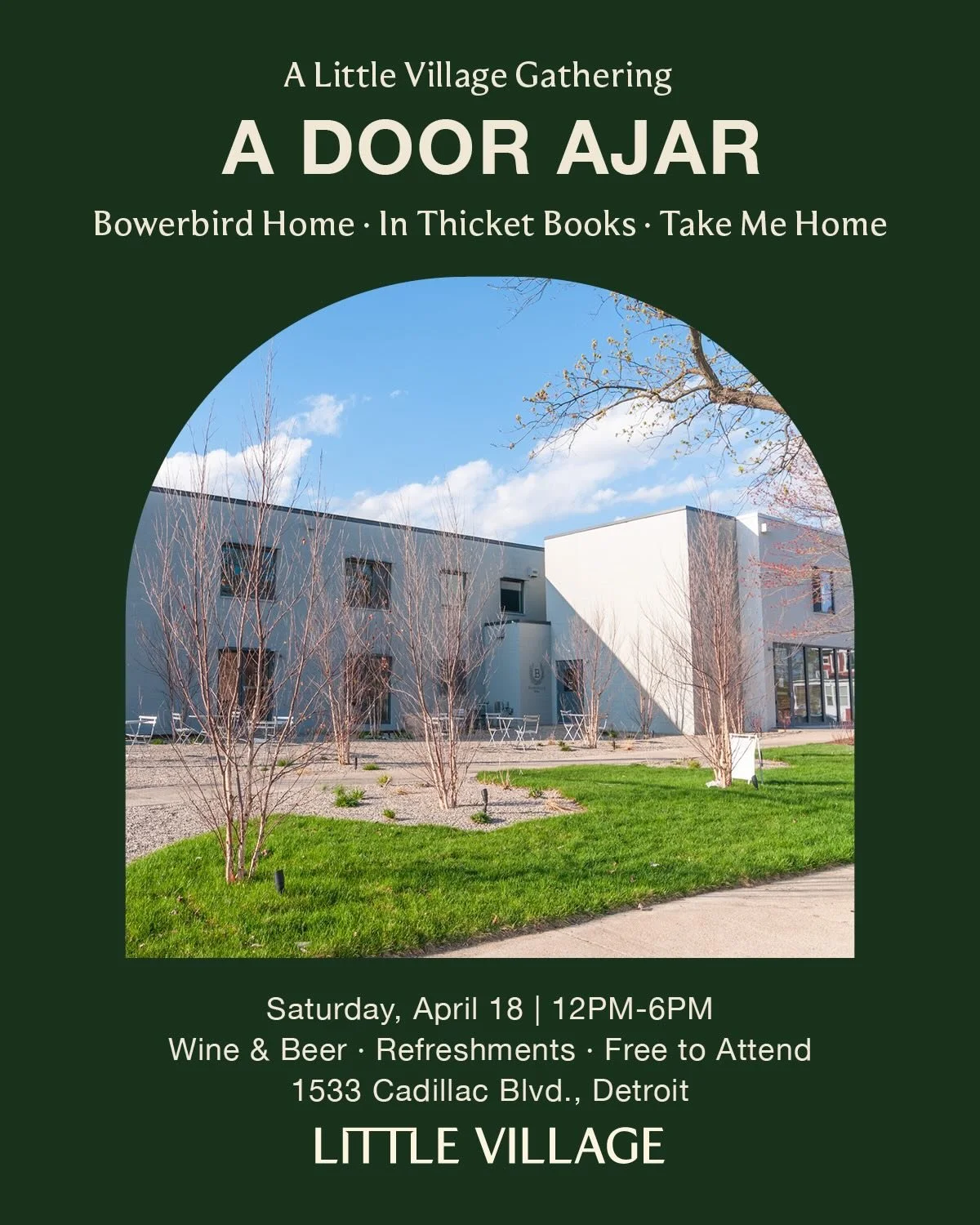 Today!

Come early for an artist reception at 11:00am with @laurenkalman around the corner at @imweiss_gallery 

Elegant ceramics from @jschatzstudio in the beautiful @detroittakemehome and stunning rugs and furniture upstairs @bowerbird.home.detroit