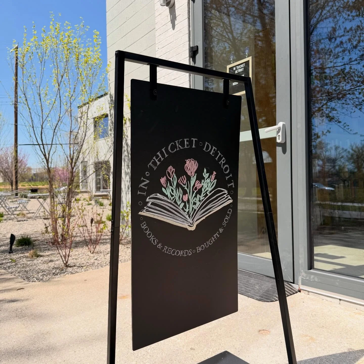 We&rsquo;re still in the soft phase of opening, but we love Independent Bookstore Day, so the chalkboard sign will be out on St. Paul and Cadillac this  Saturday, April 25 from noon-5pm and we&rsquo;ll be open for business.

Been a long week of resto