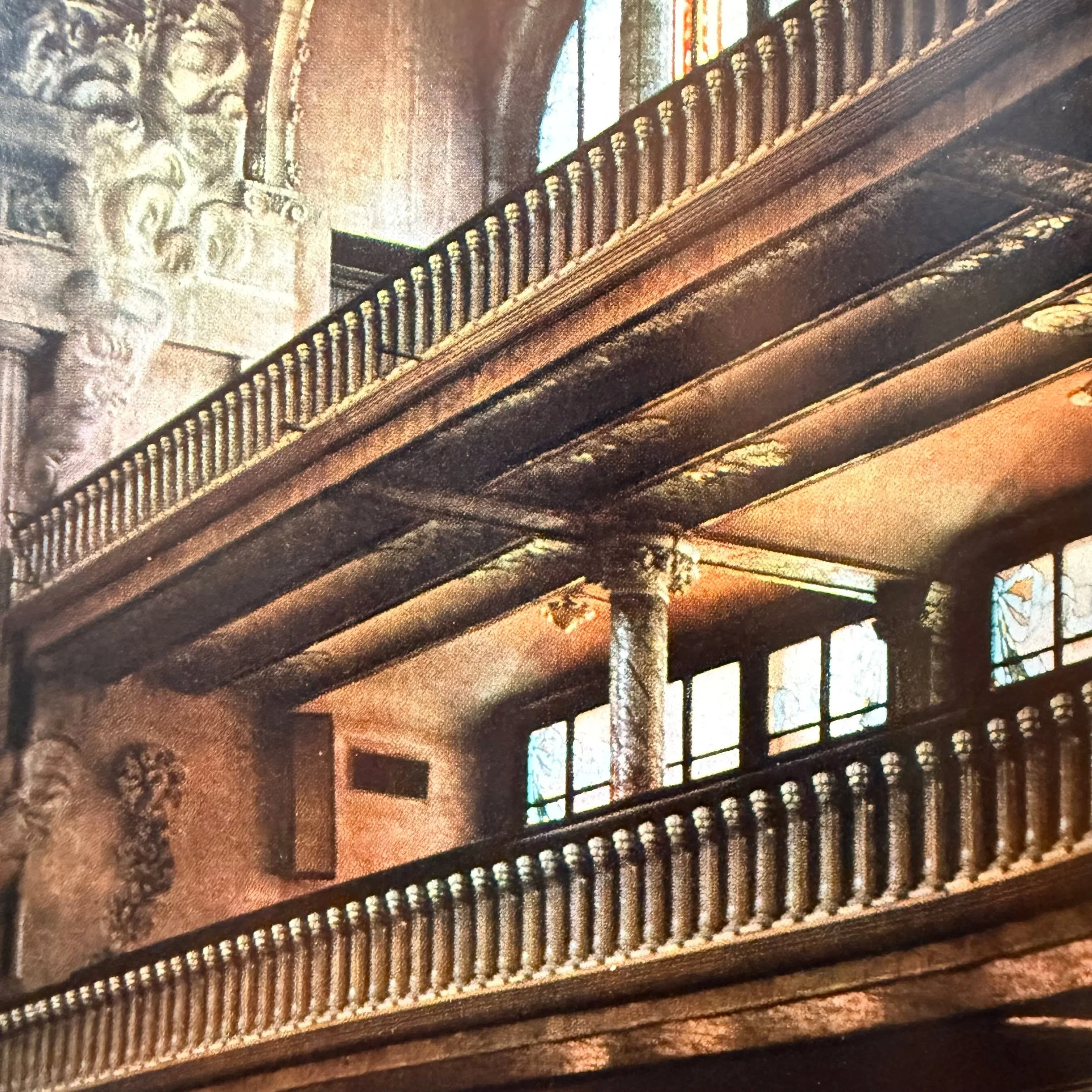 More photo essay than architectural monograph, a dense immersion into the work of Moderisme Catala architect Lluis Domenech i Montaner. Part of the Fotoscop series, it's easy to get lost in the blended world of Gothic and Art Nouveau both haunting an