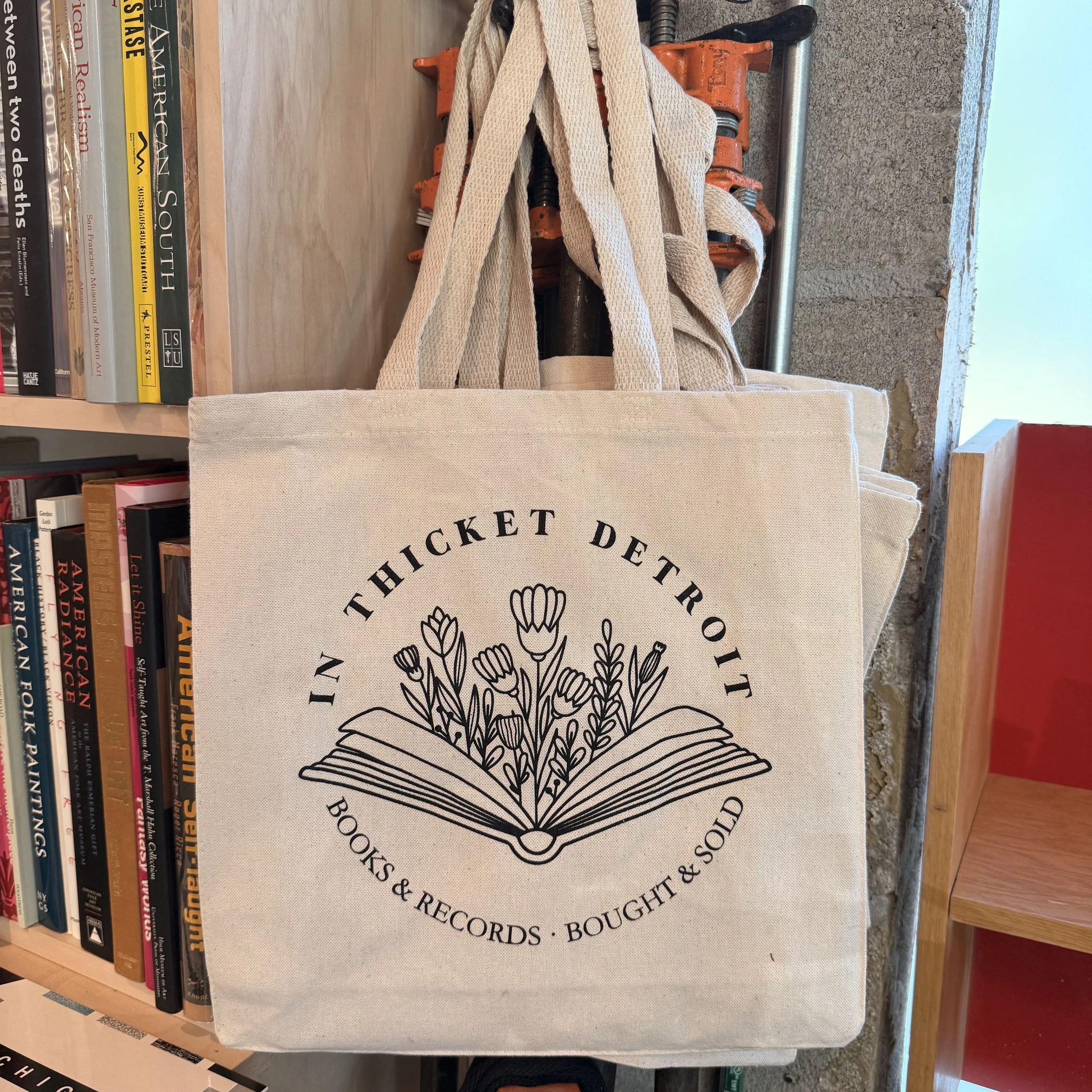In Thicket Detroit Canvas Tote Bag Natural Color