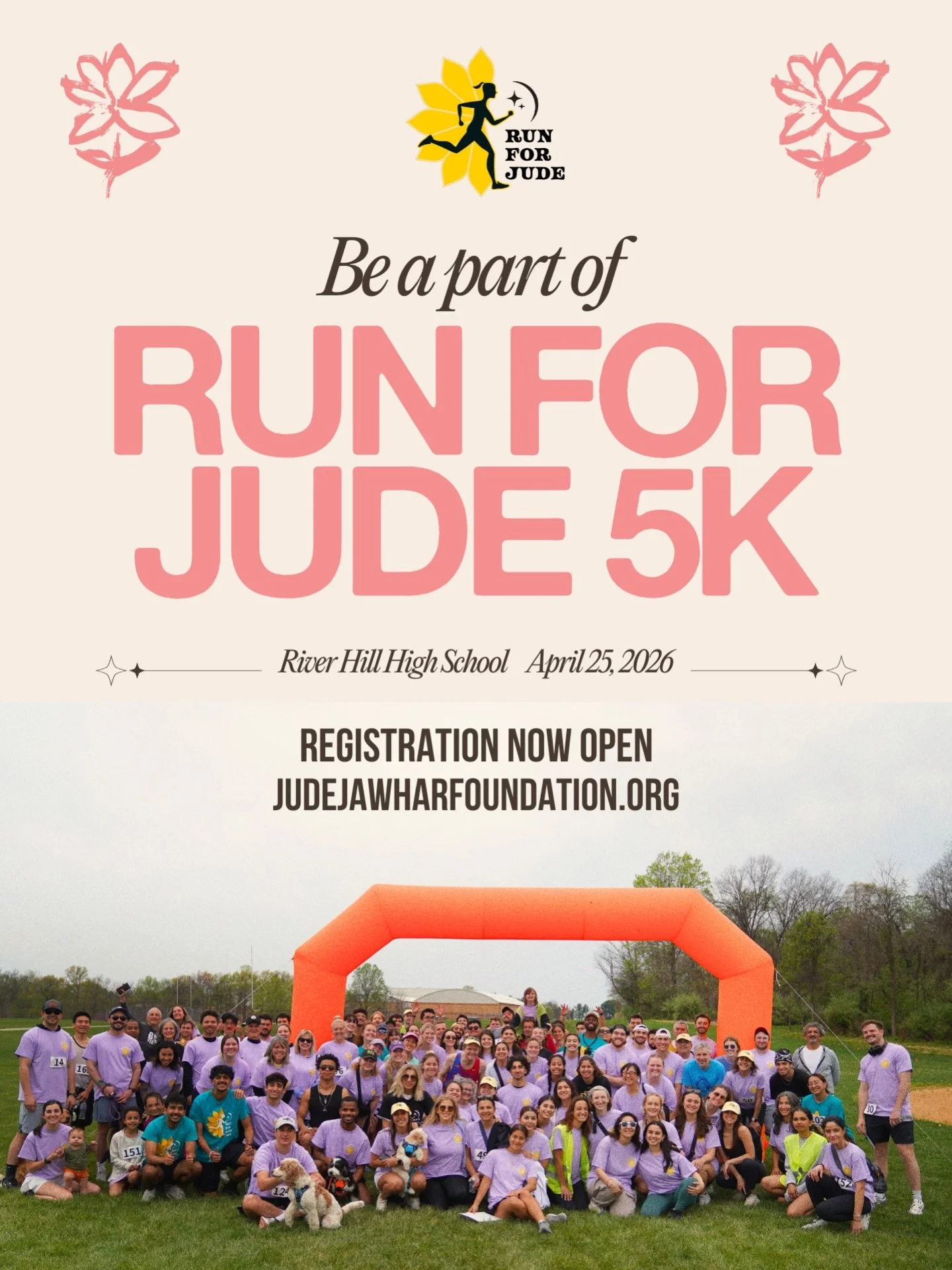 Registration is officially LIVE💛 Join us for the 6th annual Run for Jude 5k! Every step makes a difference, link in our bio to register🌟

Remember that you can run/walk with us IN PERSON or VIRTUALLY from wherever you are in the world! 🌎 See you t