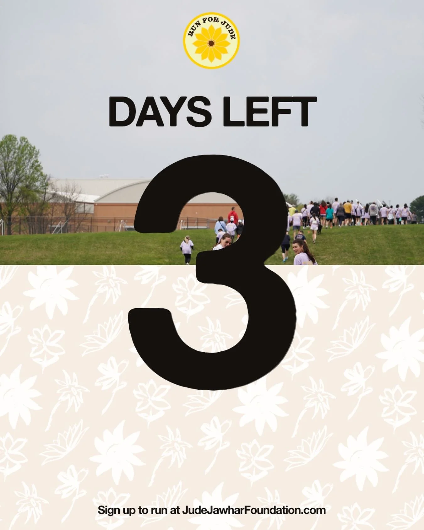 We can&rsquo;t wait to see you all in 3 days! It&rsquo;s not too late to register for the 6th annual Run for Jude 5K 🌟🌟🌟Registration link in bio!