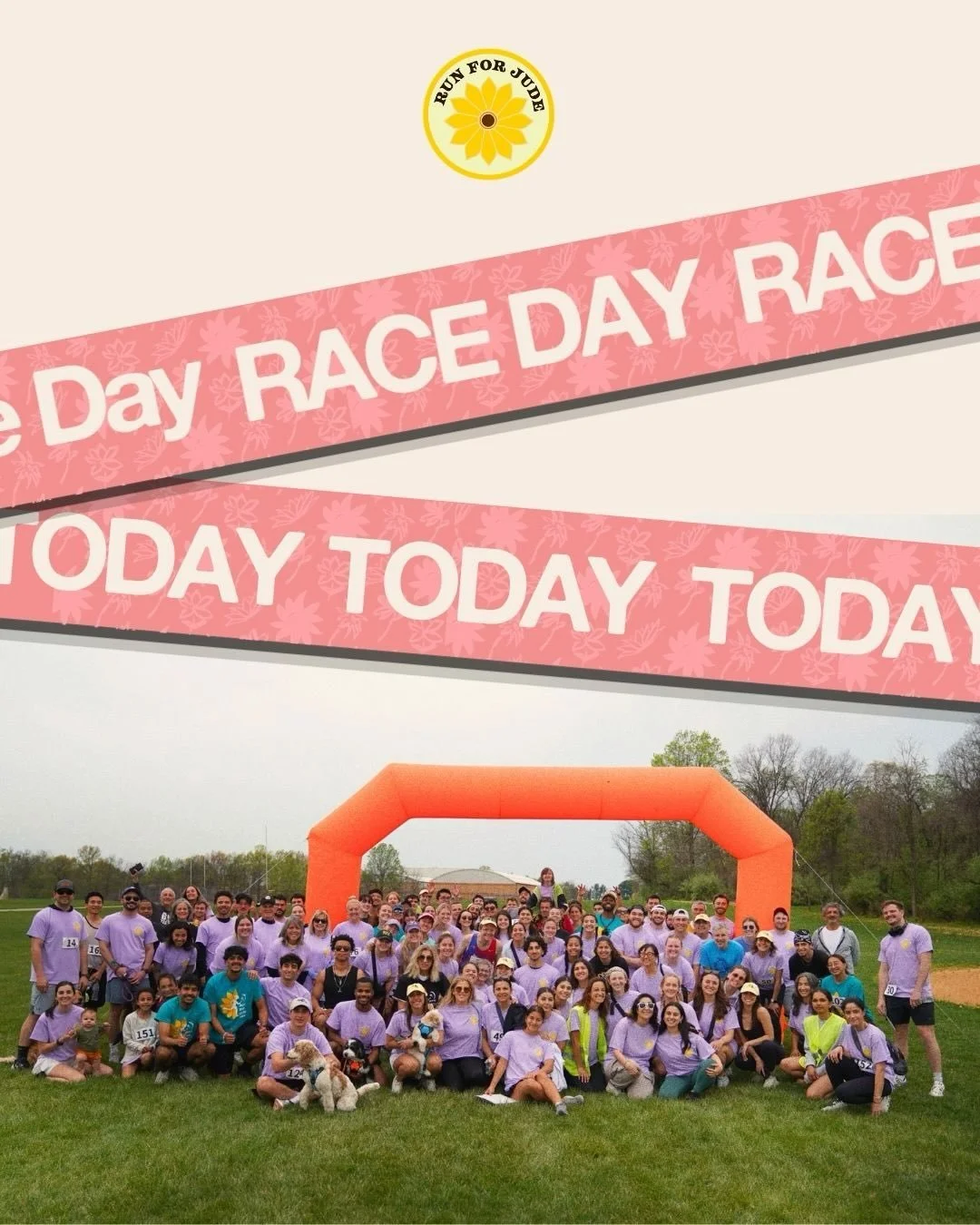 It&rsquo;s race day!! 🏃&zwj;♂️Let&rsquo;s bring the energy, the smiles, and those strong finishes 💪

Virtual participants don&rsquo;t forget to log your walk or run on Strava. Tag us so we can hype each other up all day long! 🌻