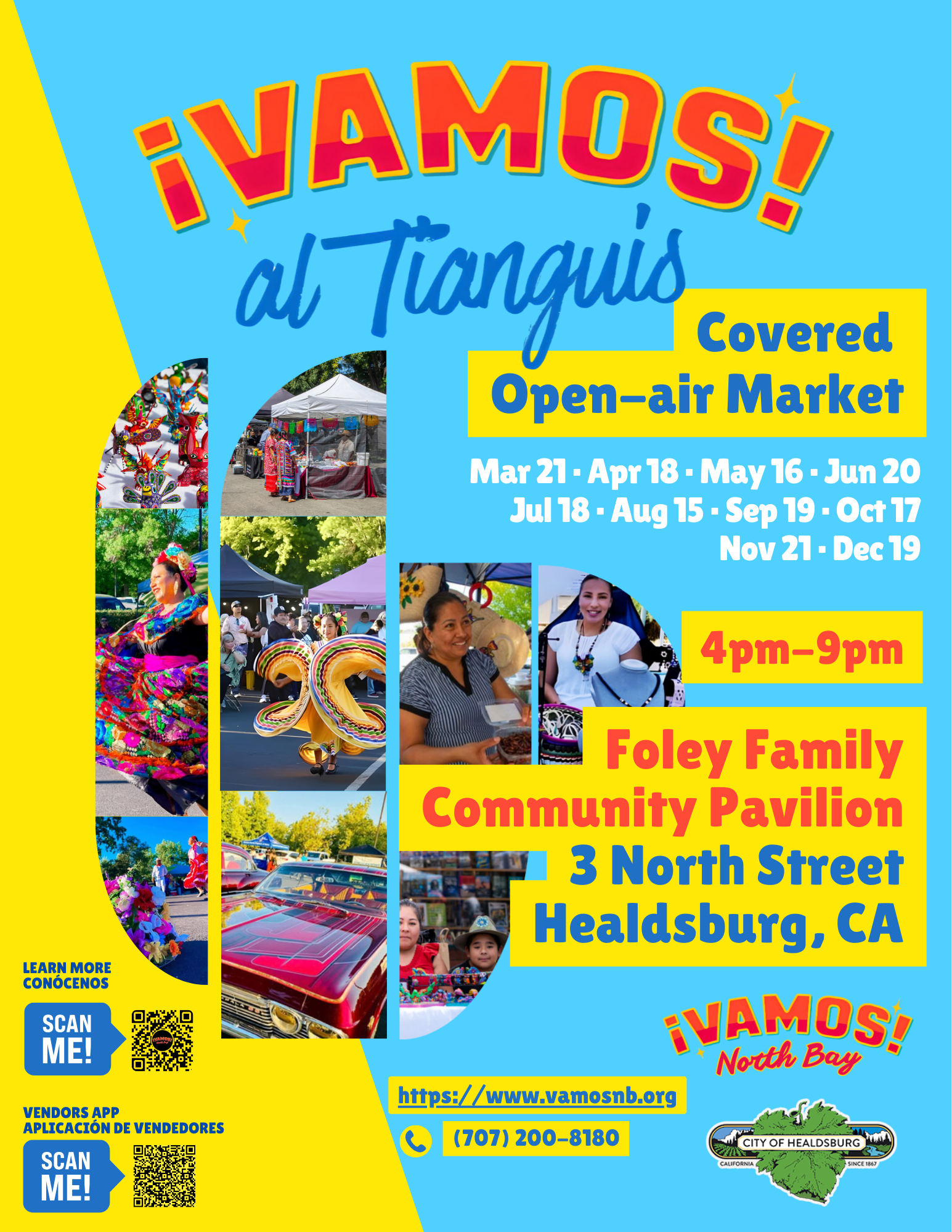 Inauguración/Inauguration of  Vamos al Tianguis