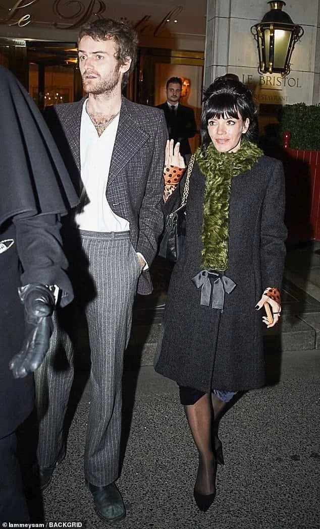 Lily Allen at Le Bristol with Jonah Freud