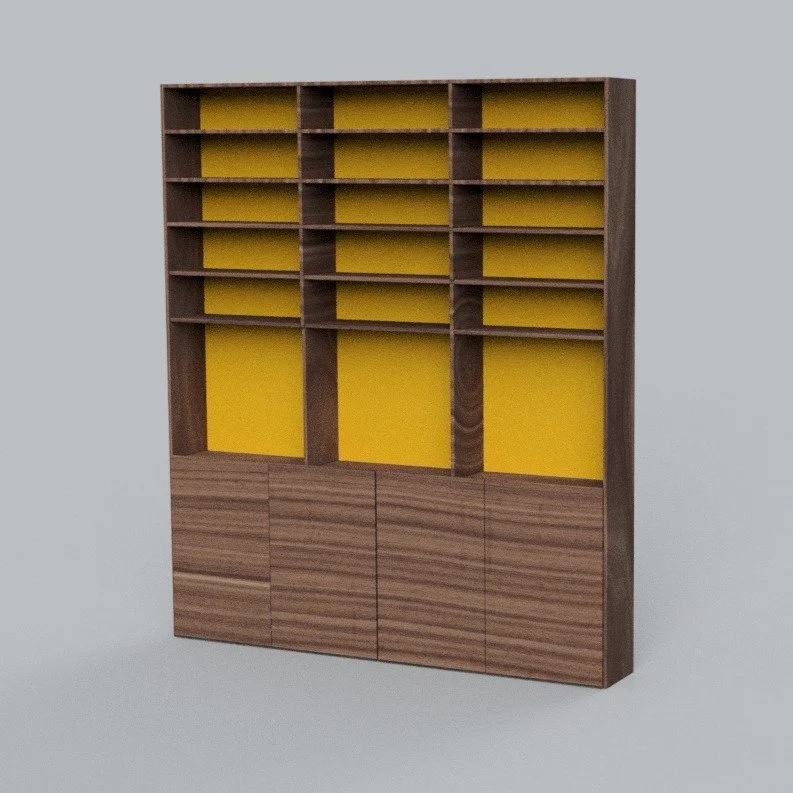 Most of the time, our work starts with a render. Enjoy some of the recent shelving concepts we have done; the successful ones will be posted about in the coming weeks. #nzmade #cncwoodworking #nzhomedecor #storage