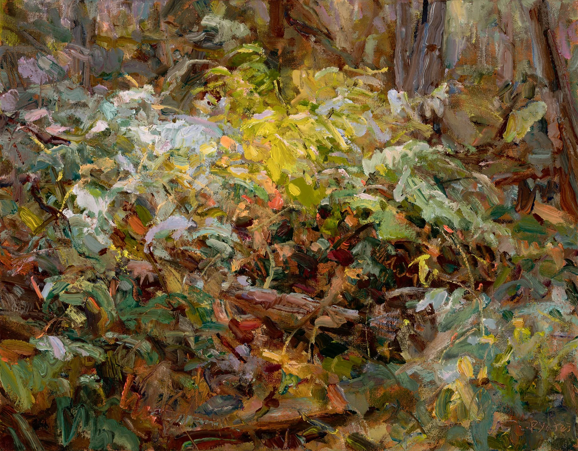 Bracken 2. Oil on linen.
